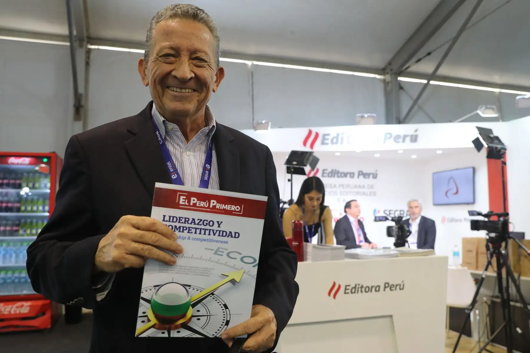 Entrevista a James Atkins, presidente de Petroperú  en el marco de Cade 2018. Foto: ANDINA/Jack Ramón
