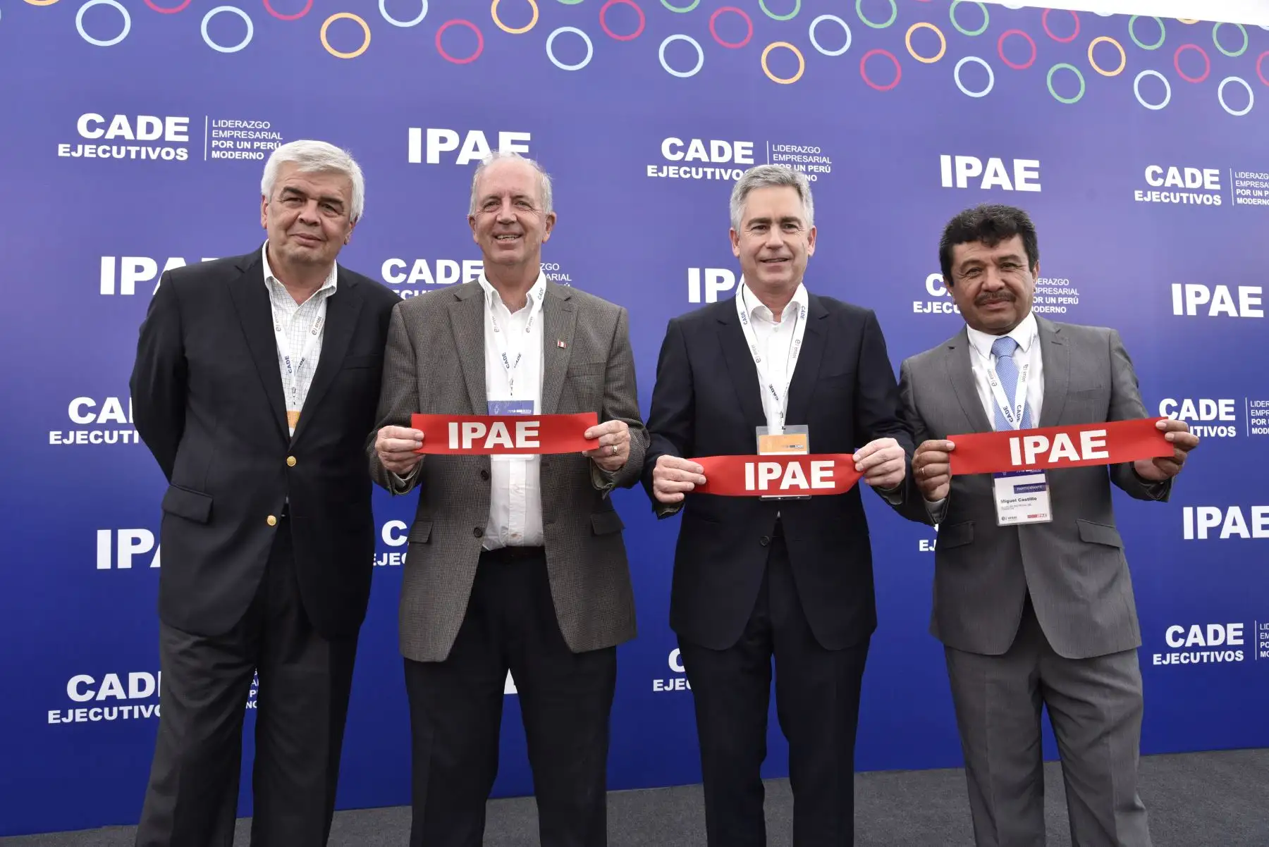 El presidente del CADE Ejecutivo 2018, Gonzalo Aguirre, inaguró la 56ª edición del CADE Ejecutivo 2018 “Liderazgo empresarial por un Perú moderno”. Foto:ANDINA/ Jhony Laurente