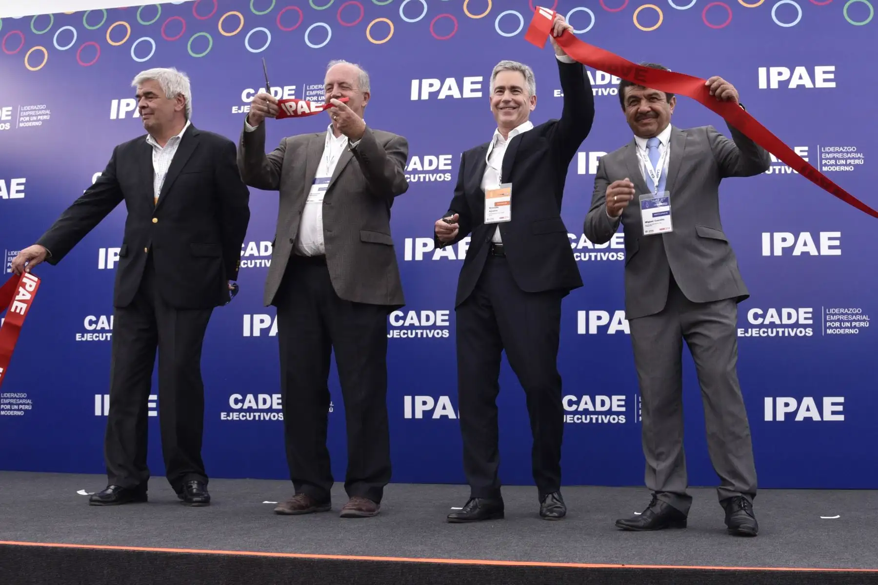 El presidente del CADE Ejecutivo 2018, Gonzalo Aguirre, inaguró la 56ª edición del CADE Ejecutivo 2018 “Liderazgo empresarial por un Perú moderno”. Foto:ANDINA/ Jhony Laurente