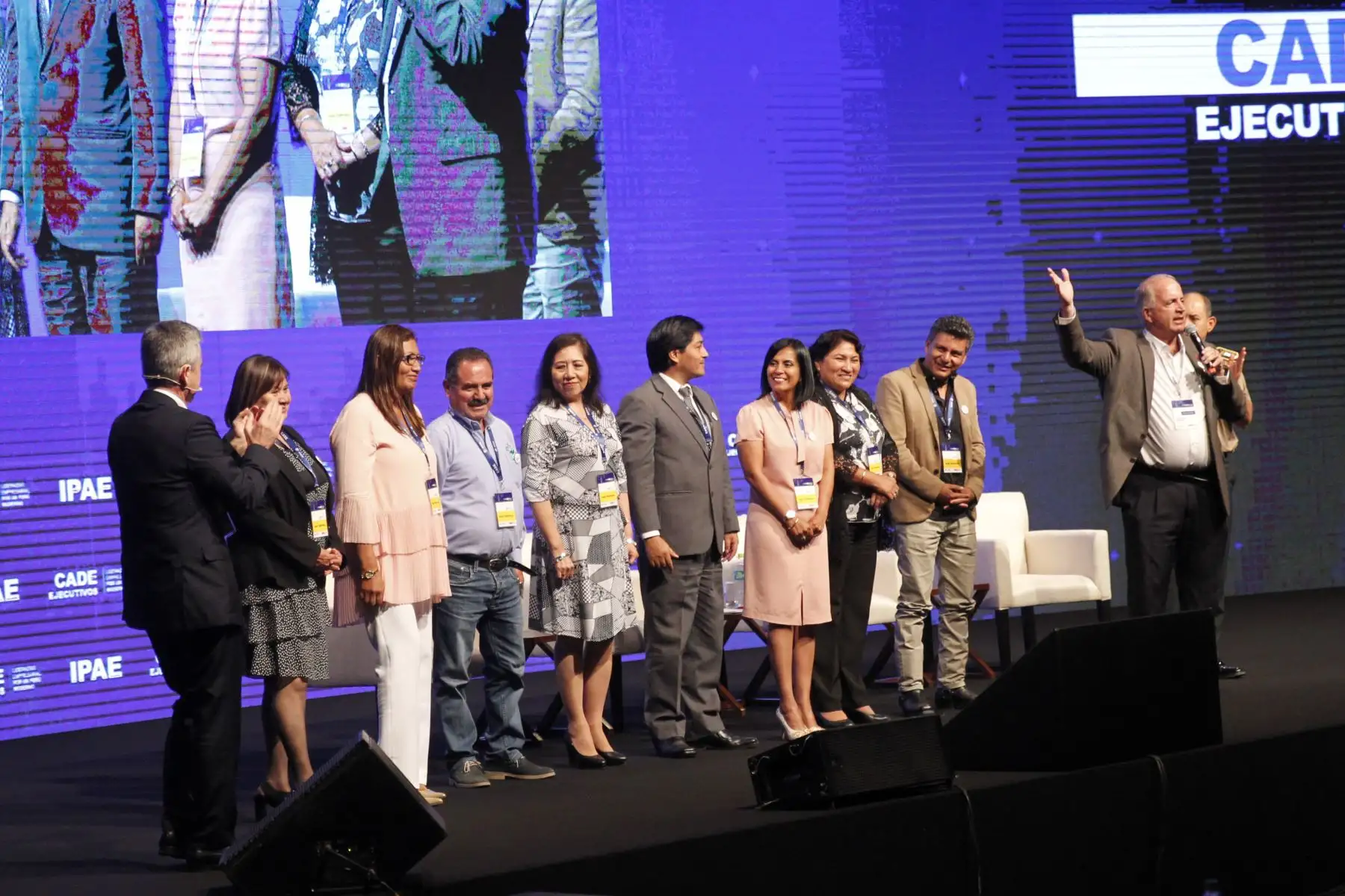 56ª edición del CADE Ejecutivo 2018 “Liderazgo empresarial por un Perú moderno”. Foto:ANDINA/ Jhony Laurente