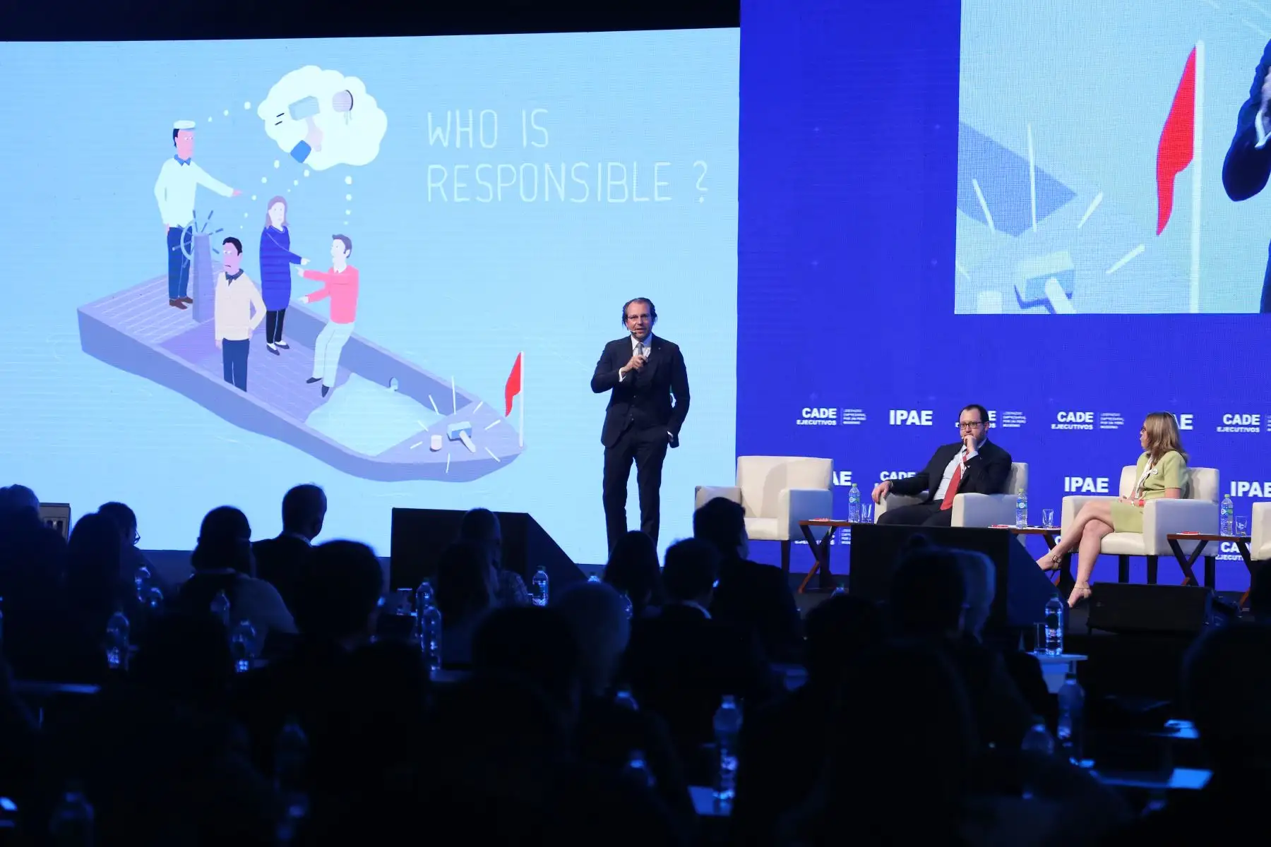 56ª edición del CADE Ejecutivo 2018 “Liderazgo empresarial por un Perú moderno”. Foto:ANDINA/ Jhony Laurente