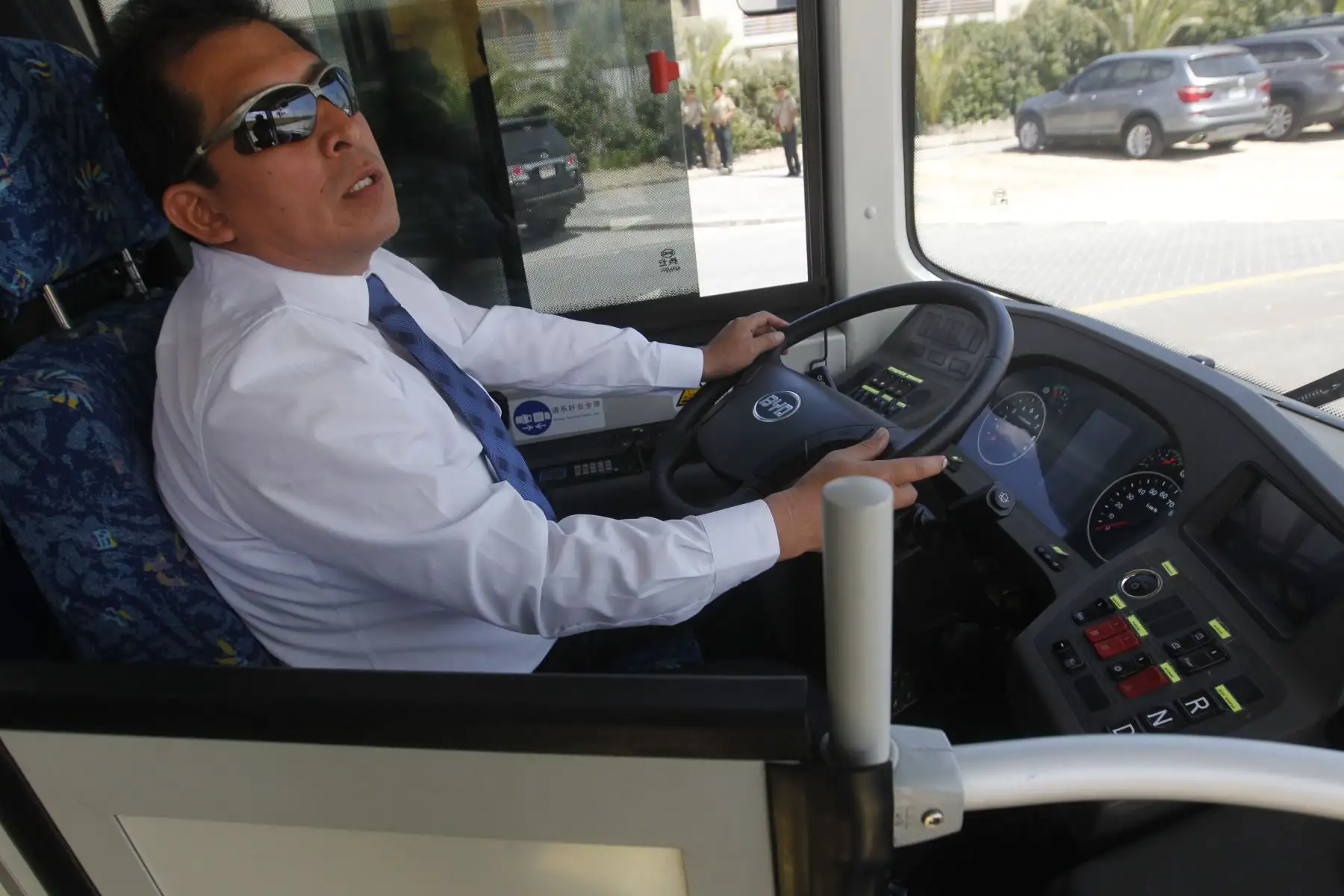 Presentaciòn del Bus Elèctronico, en  la 56ª edición del CADE Ejecutivo 2018 “Liderazgo empresarial por un Perú moderno”. Foto:ANDINA/ Jhony Laurente