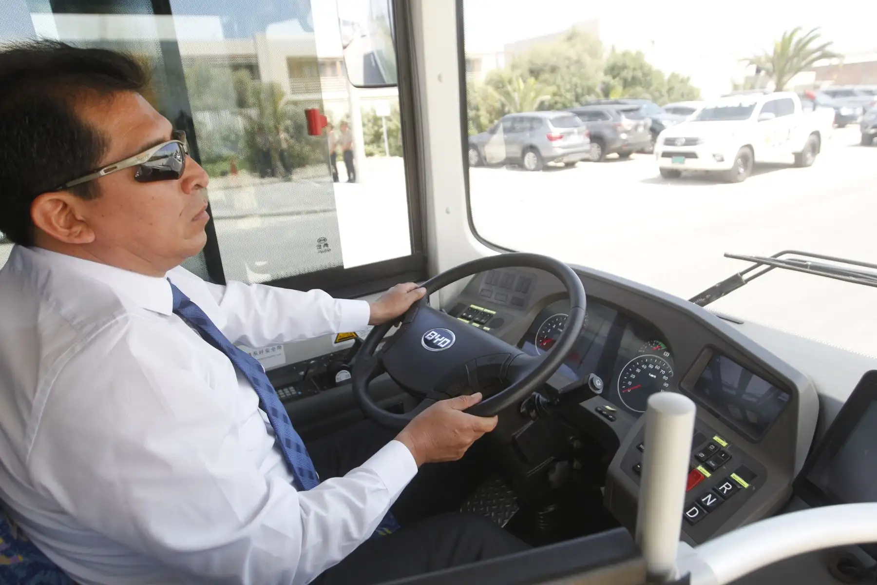Presentaciòn del Bus Elèctronico, en  la 56ª edición del CADE Ejecutivo 2018 “Liderazgo empresarial por un Perú moderno”. Foto:ANDINA/ Jhony Laurente
