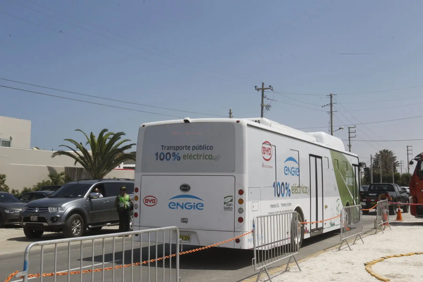 Presentaciòn del Bus Elèctronico, en  la 56ª edición del CADE Ejecutivo 2018 “Liderazgo empresarial por un Perú moderno”. Foto:ANDINA/ Jhony Laurente