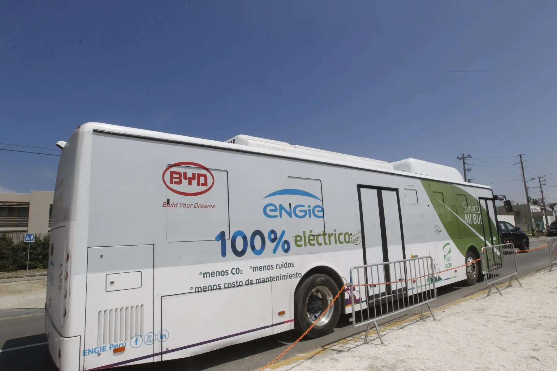 Presentaciòn del Bus Elèctronico, en  la 56ª edición del CADE Ejecutivo 2018 “Liderazgo empresarial por un Perú moderno”. Foto:ANDINA/ Jhony Laurente