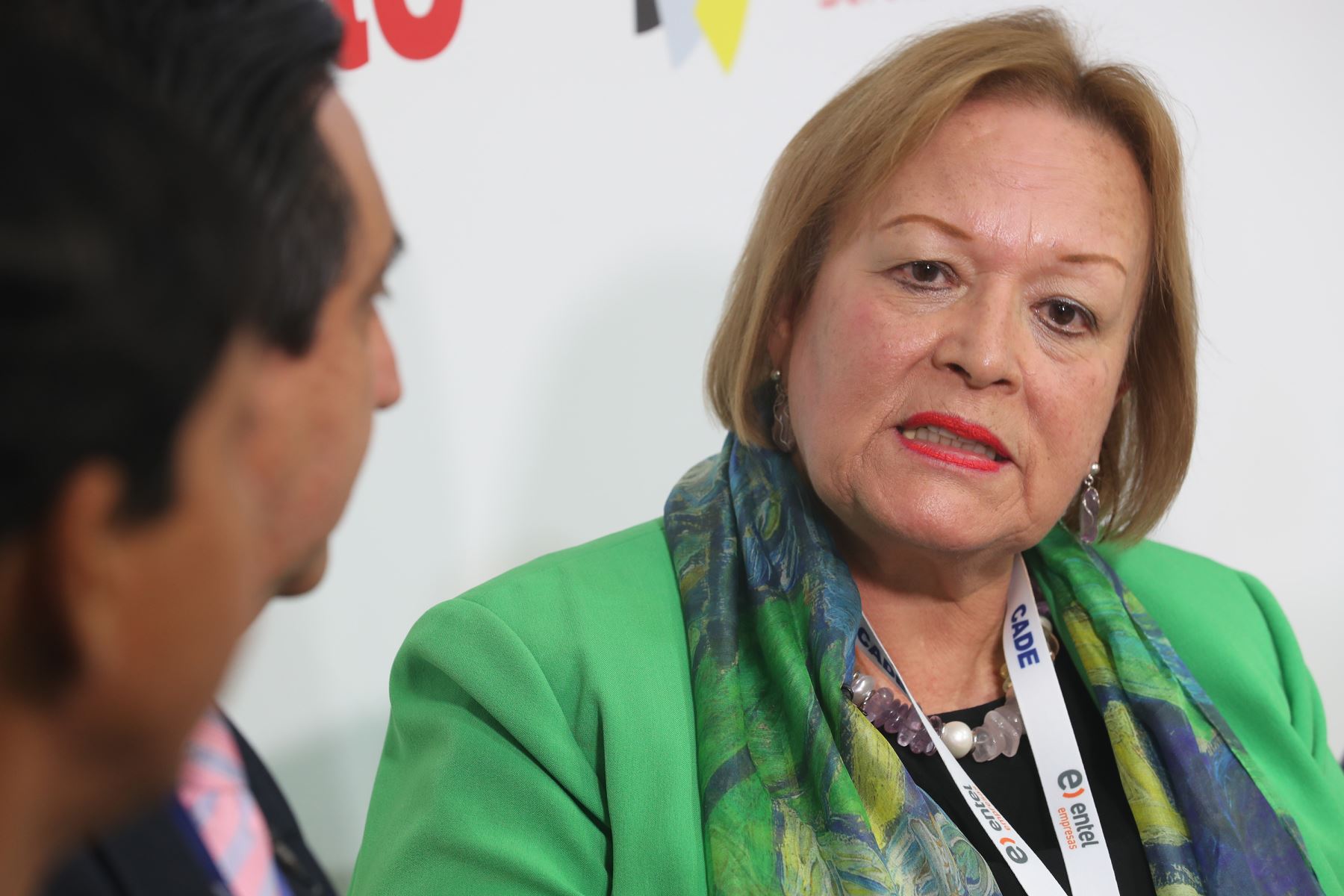 Presidenta de la CCL, Yolanda Torriani. ANDINA/Jack Ramón