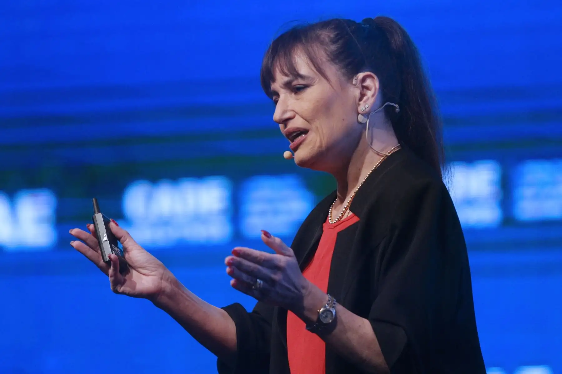 Ministra de Salud Silvia Pessah participò en la 56ª edición del CADE Ejecutivo 2018 “Liderazgo empresarial por un Perú moderno”. Foto:ANDINA/ Jhony Laurente