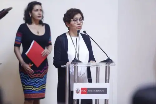 Elena Burga, la viceministra de Interculturalidad del Ministerio de Cultura.