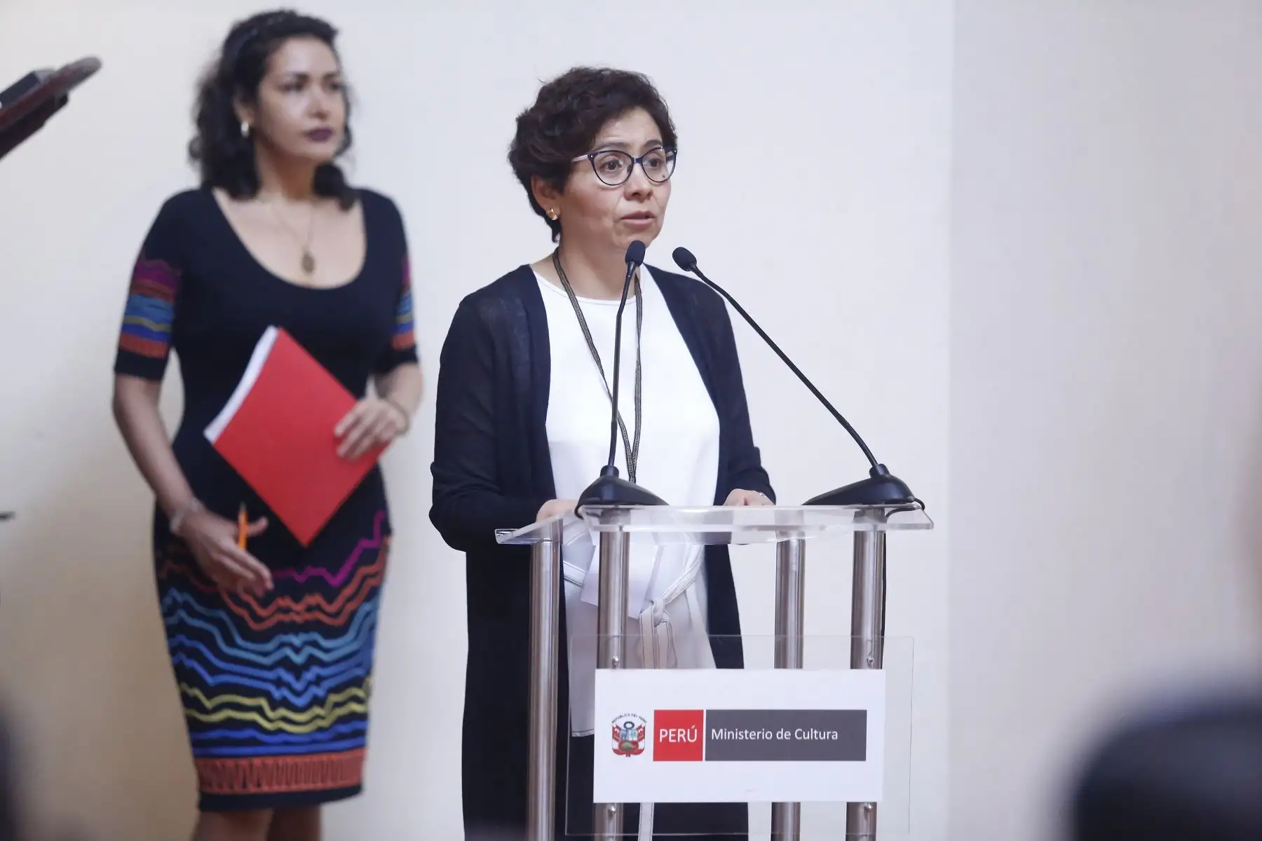 Elena Burga, la viceministra de Interculturalidad del Ministerio de Cultura.