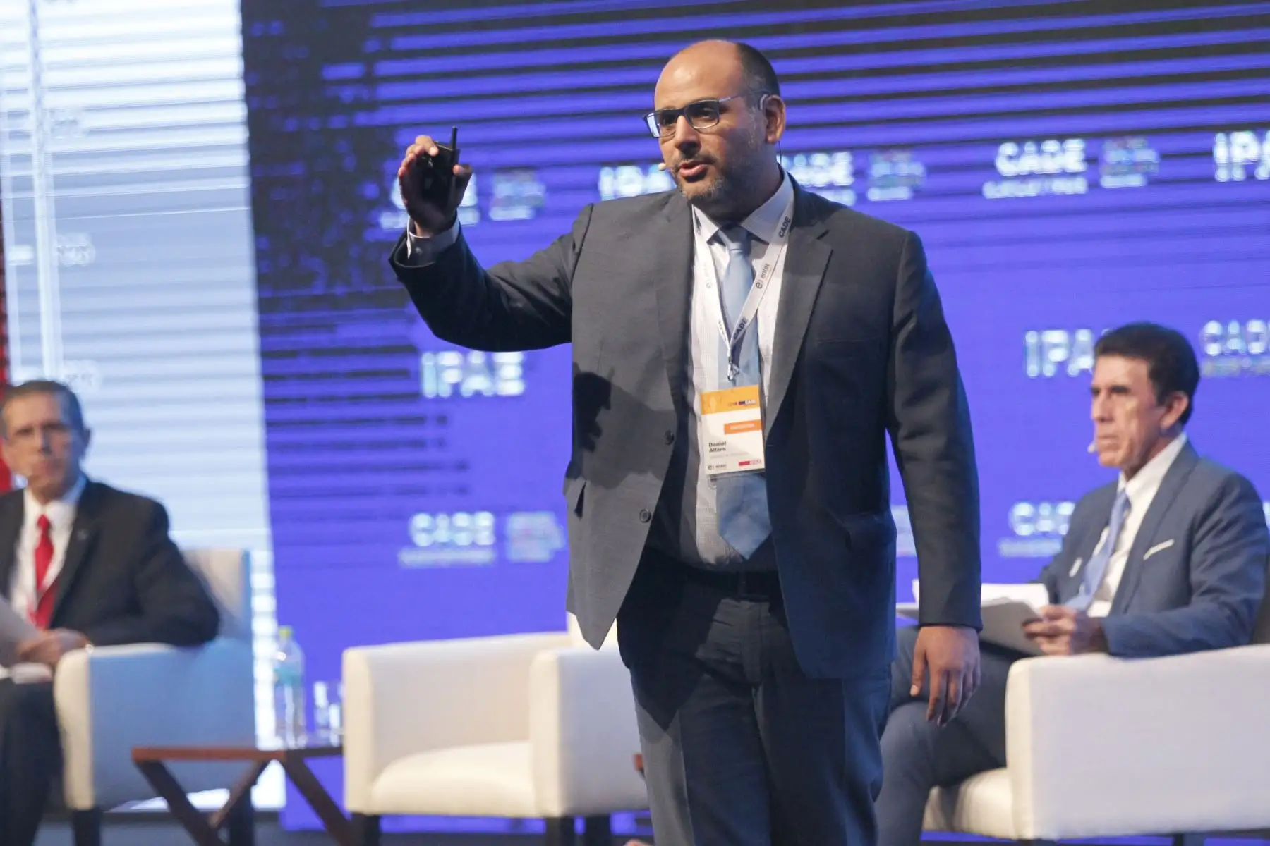 Ministro de educaiòn Daniel Alfaro  participò en la 56ª edición del CADE Ejecutivo 2018 “Liderazgo empresarial por un Perú moderno”. Foto:ANDINA/ Jhony Laurente