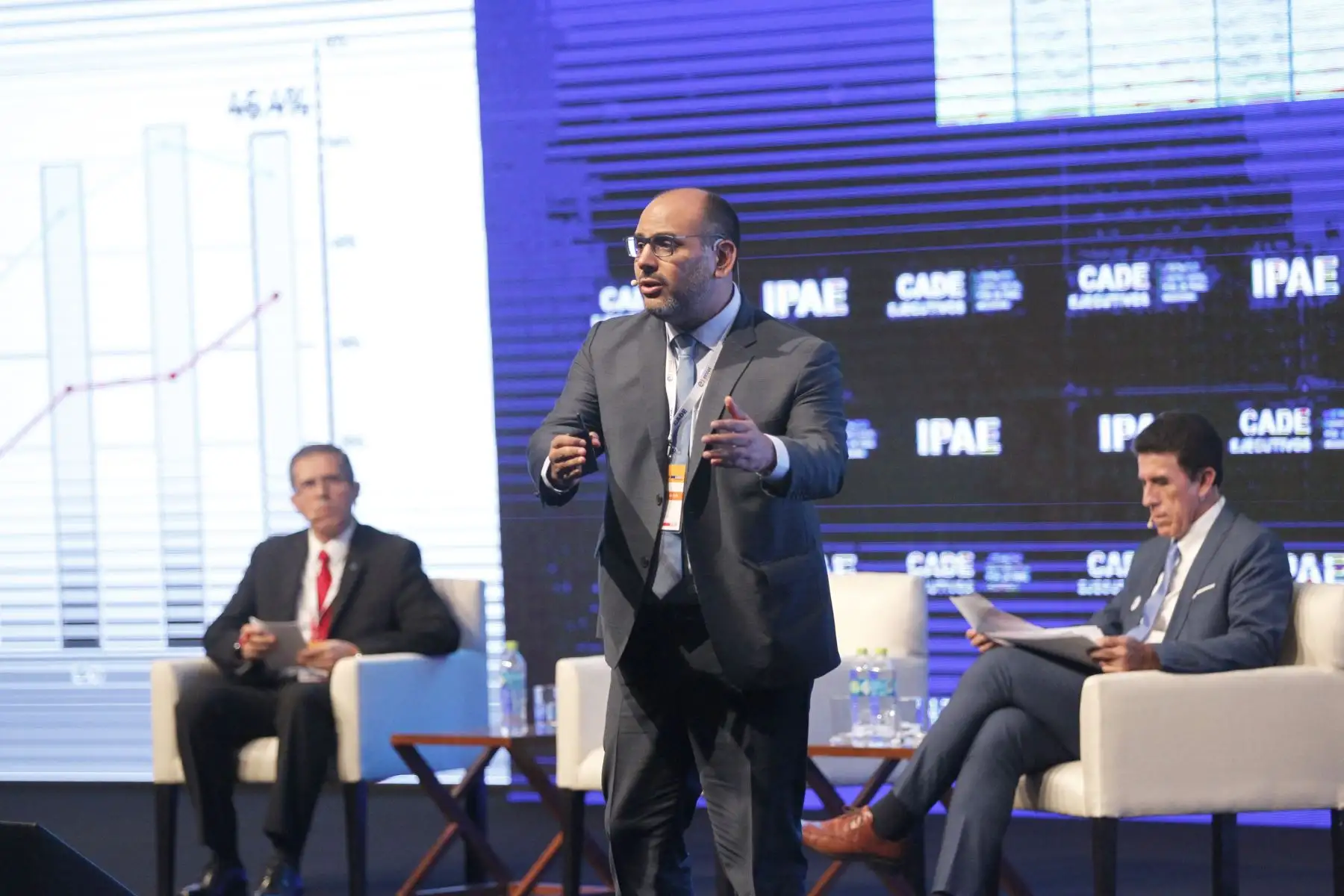 Ministro de educaiòn Daniel Alfaro  participò en la 56ª edición del CADE Ejecutivo 2018 “Liderazgo empresarial por un Perú moderno”. Foto:ANDINA/ Jhony Laurente