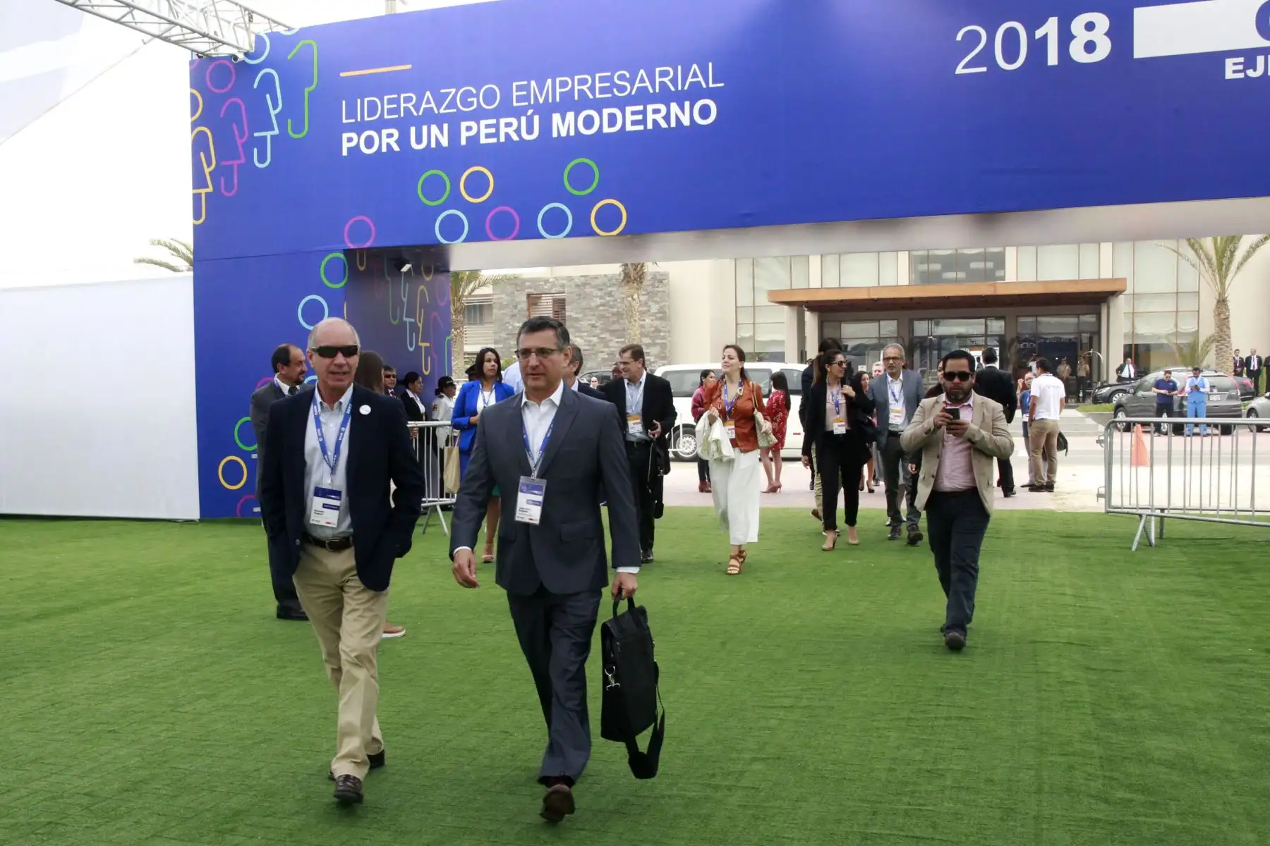 Tercer dia de la 56 edición del CADE Ejecutivos 2018 “Liderazgo empresarial por un Perú moderno”. Foto: ANDINA/Jhony Laurente.