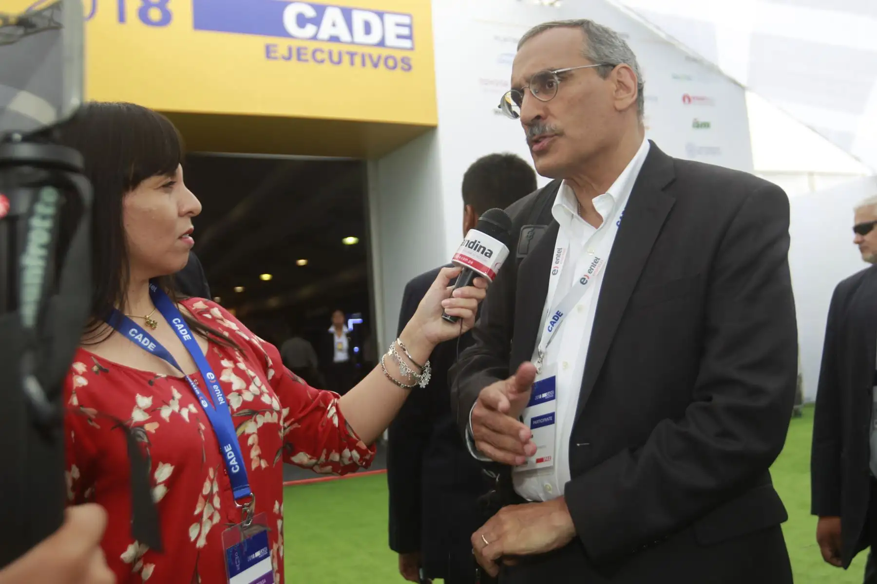 Embajador de EE. UU., Krishna R. Urs, asiste al tercer dia de la 56 edición de CADE Ejecutivos 2018 “Liderazgo empresarial por un Perú moderno”. Foto: ANDINA/Jhony Laurente