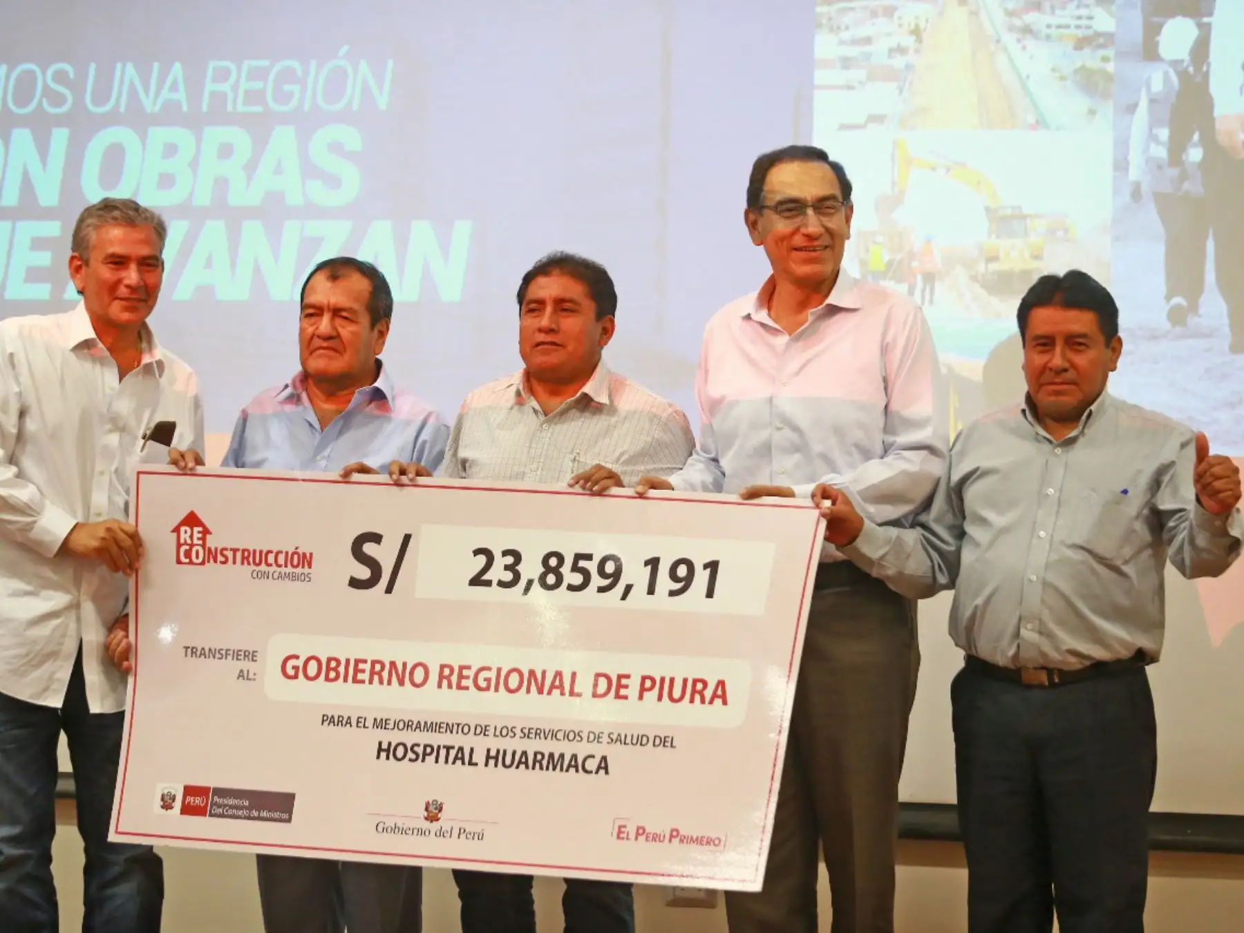 Presidente Martín Vizcarra en Piura.