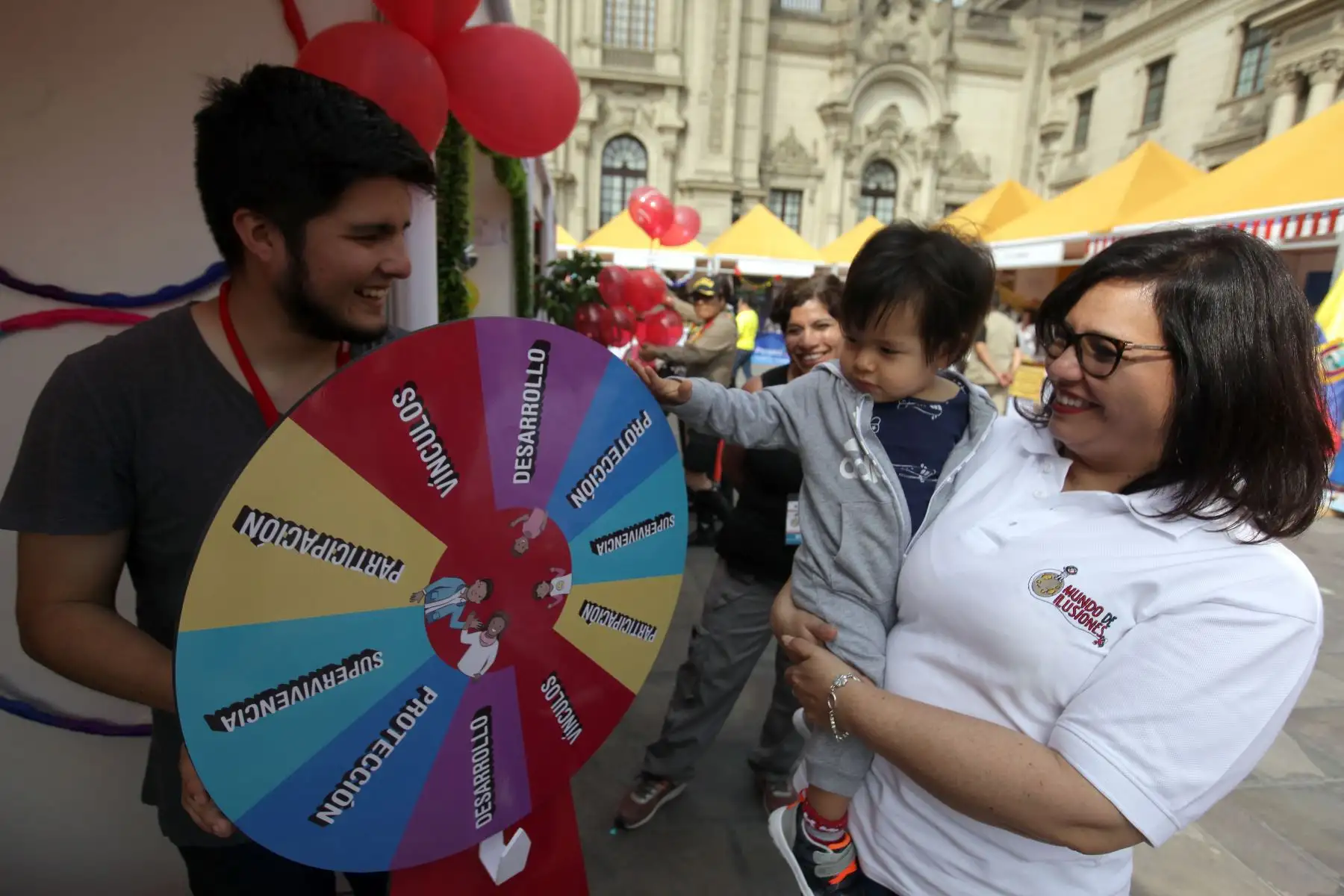 Navidad del Niño en Palacio de Gobierno con la Primera Dama, Maribel Díaz. Foto: ANDINA/Héctor Vinces