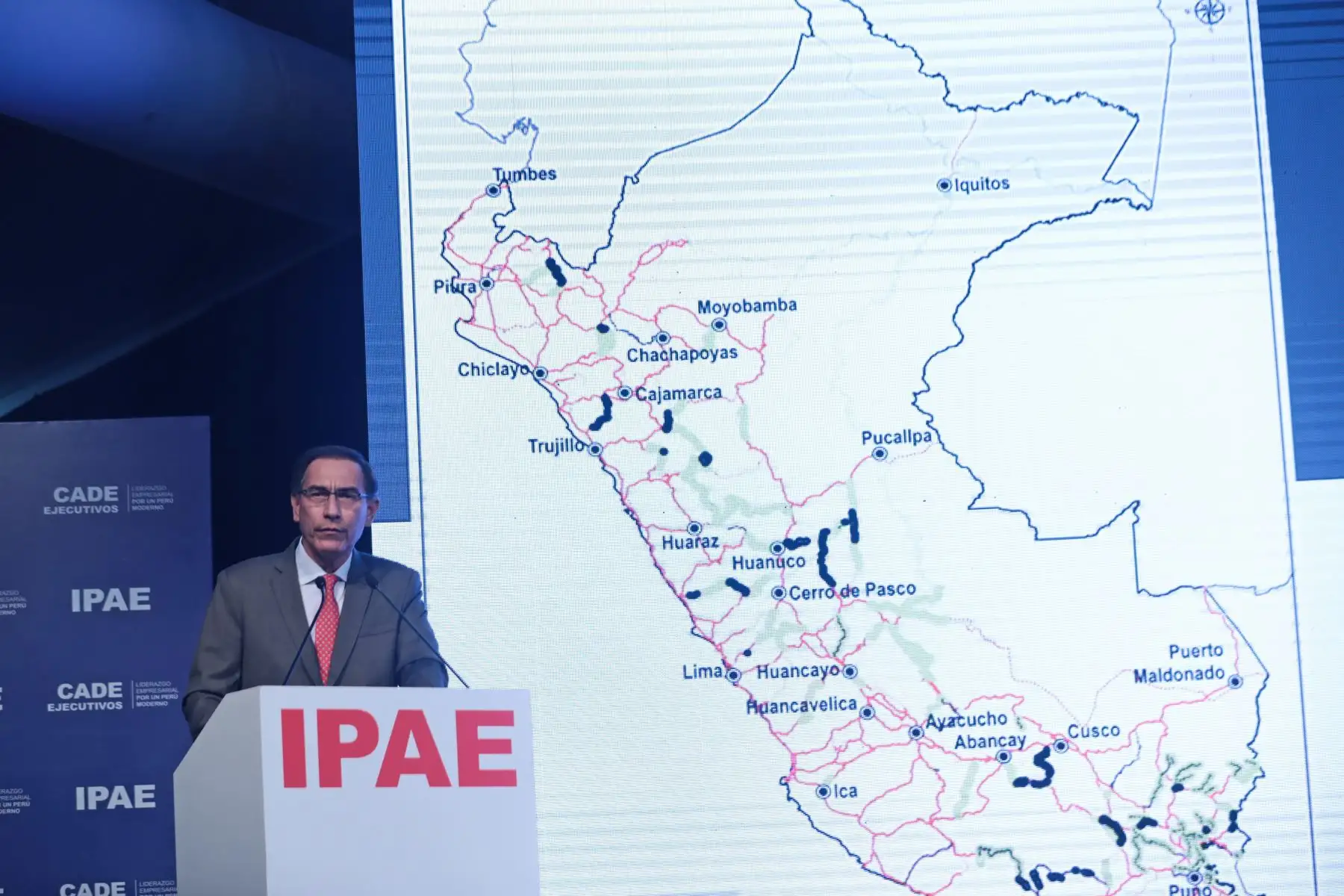 Discurso del presidente Vizcarra pronunciado en CADE Ejecutivo 2018. Foto: ANDINA/Prensa Presidencia