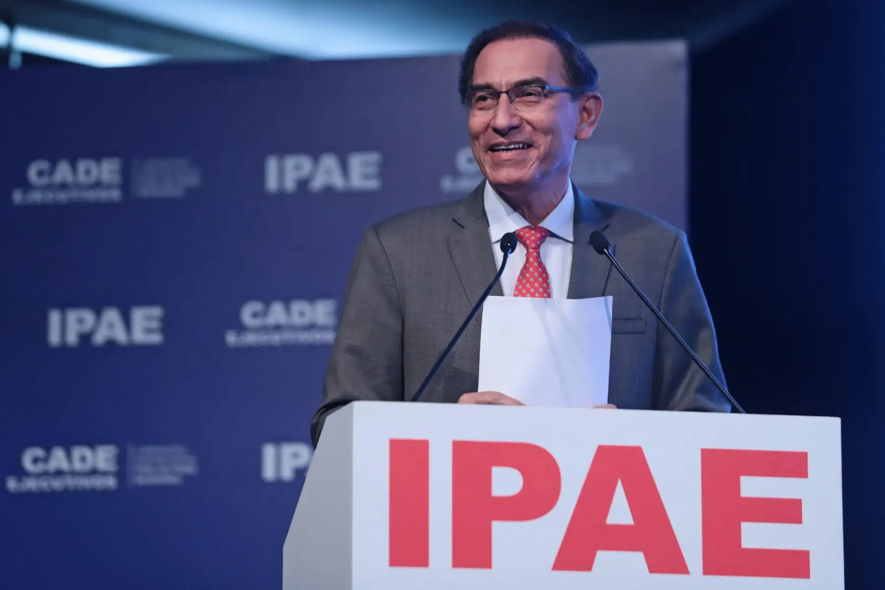 Discurso del presidente Vizcarra pronunciado en CADE Ejecutivo 2018. Foto: ANDINA/Prensa Presidencia