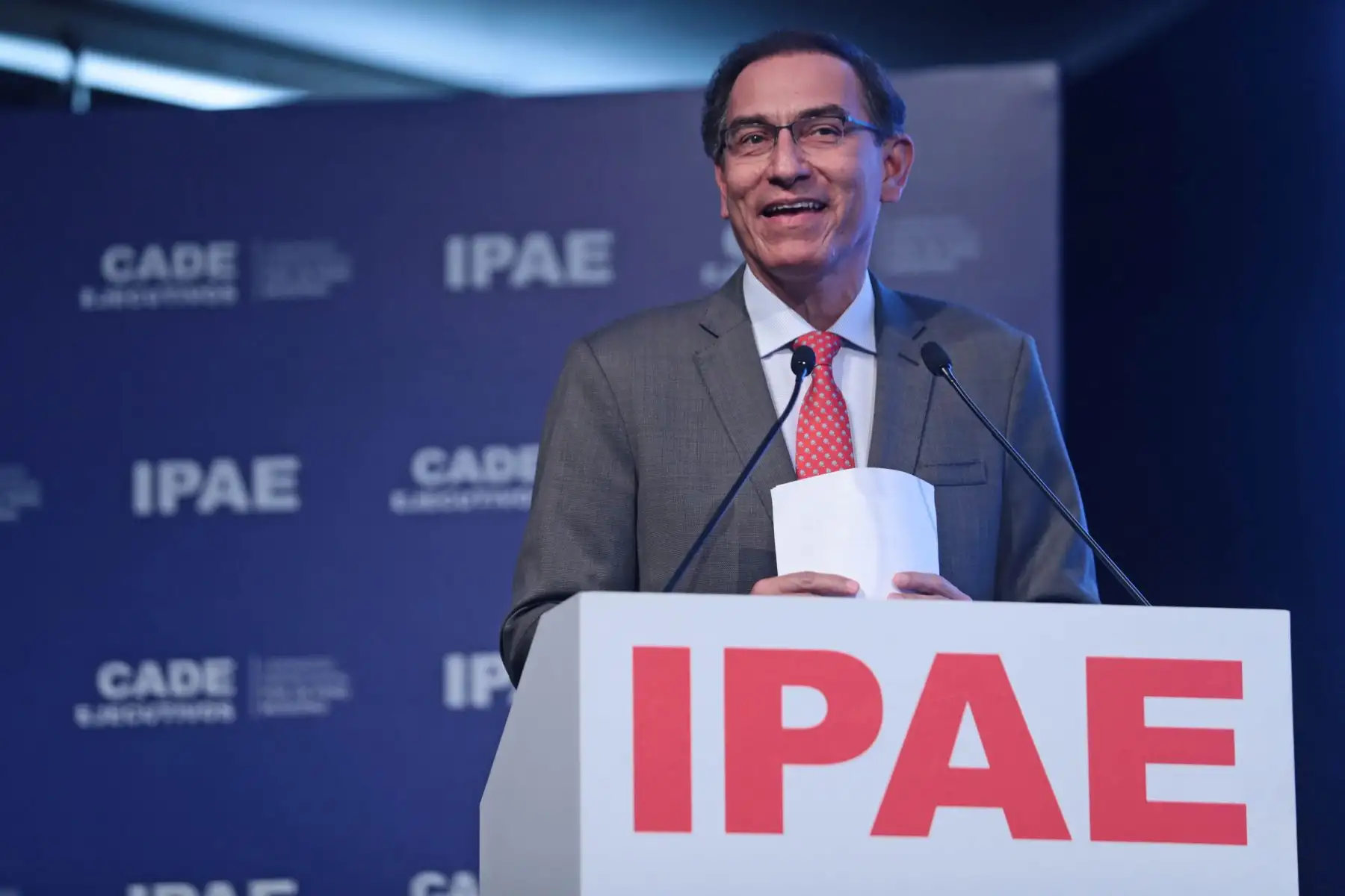Discurso del presidente Vizcarra pronunciado en CADE Ejecutivo 2018. Foto: ANDINA/Prensa Presidencia