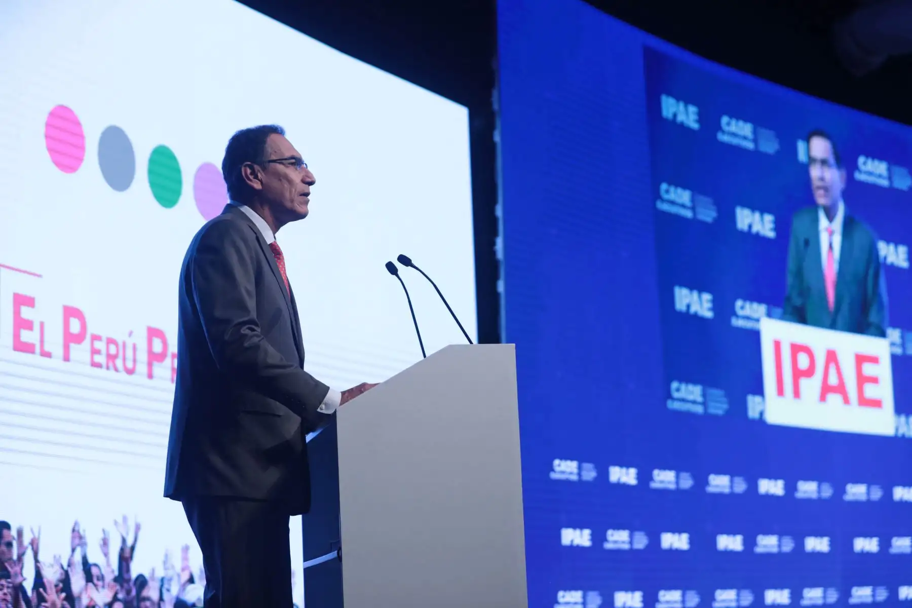 Discurso del presidente Vizcarra pronunciado en CADE Ejecutivo 2018. Foto: ANDINA/Prensa Presidencia