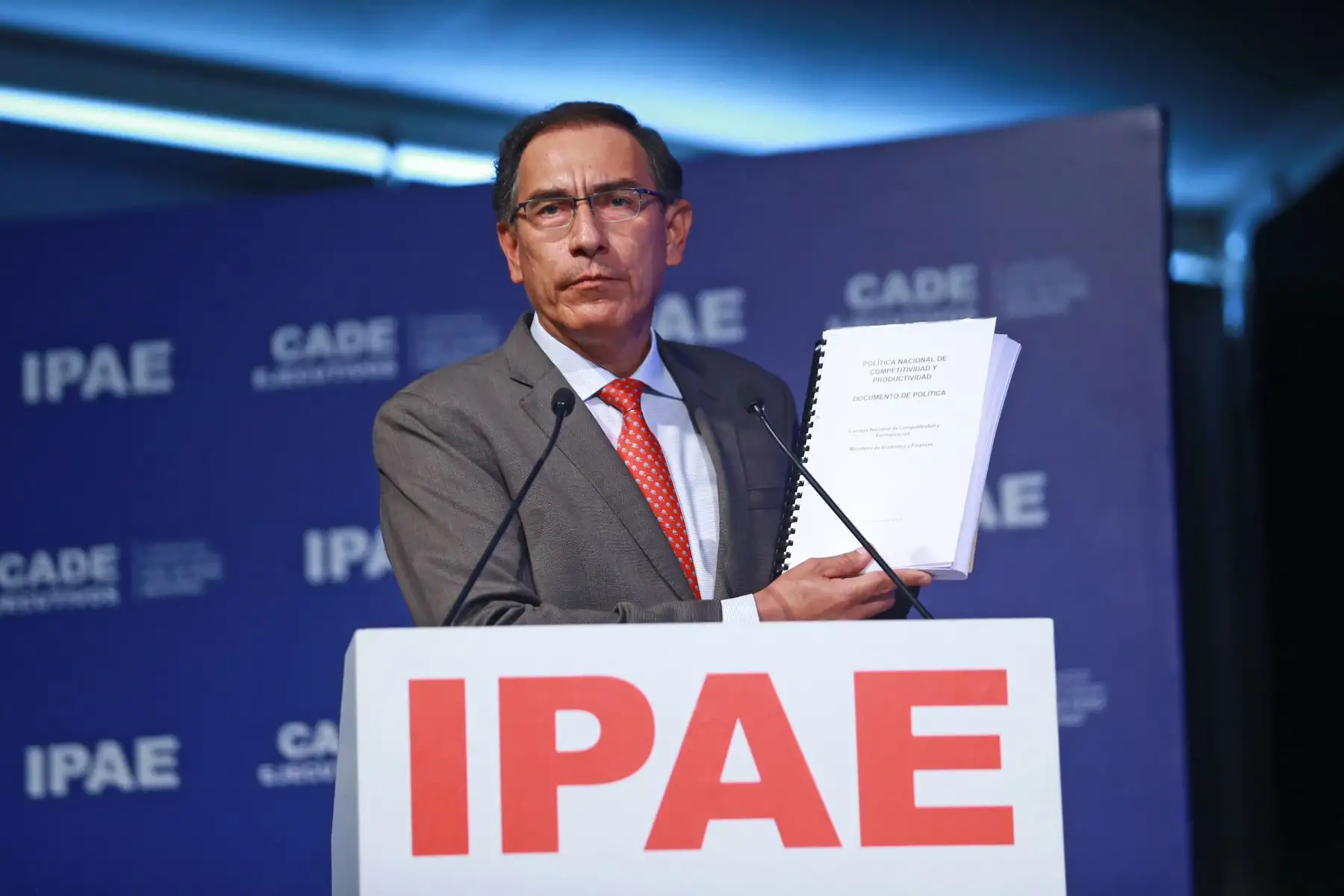 Discurso del presidente Vizcarra pronunciado en CADE Ejecutivo 2018. Foto: ANDINA/Prensa Presidencia