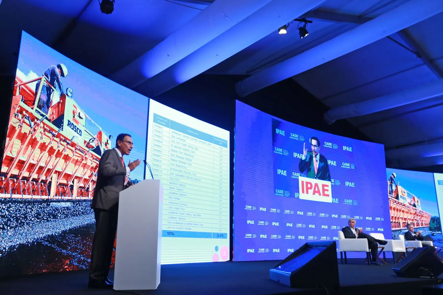 Discurso del presidente Vizcarra pronunciado en CADE Ejecutivo 2018. Foto: ANDINA/Prensa Presidencia