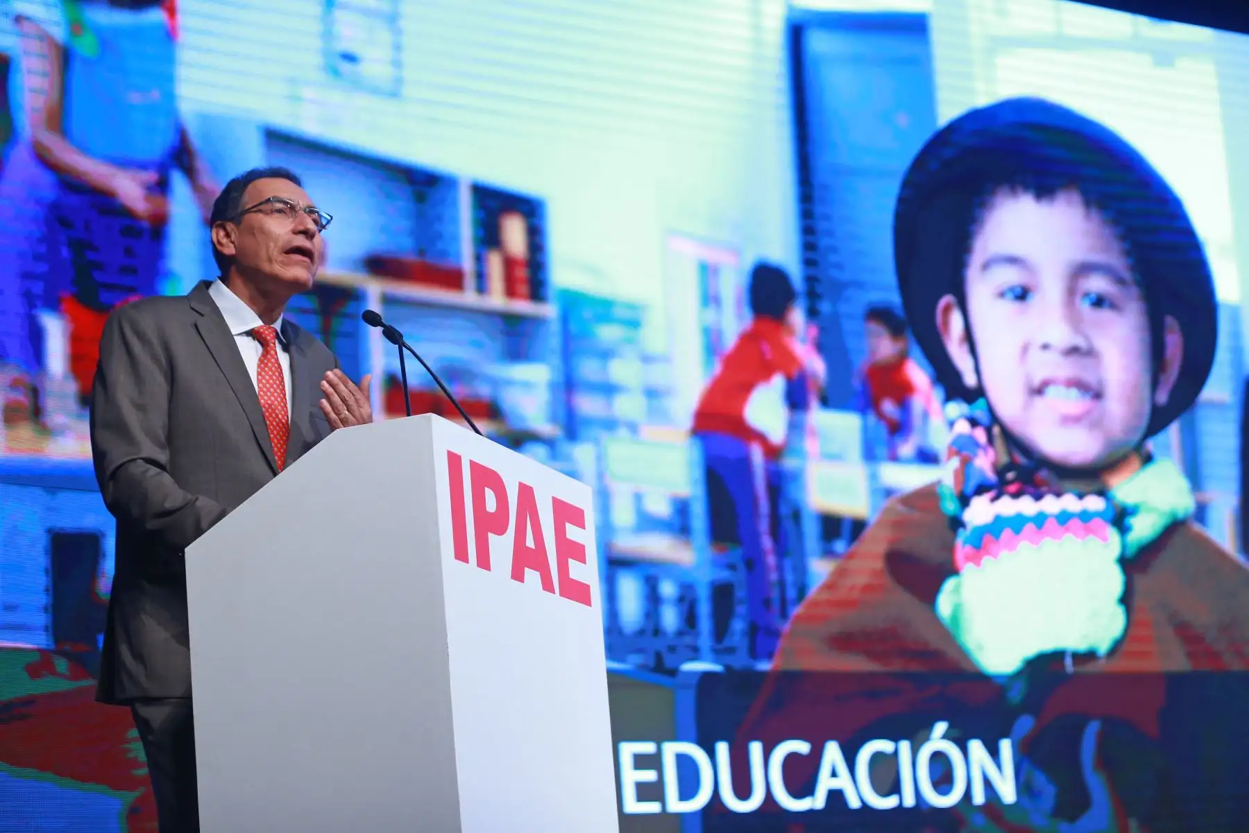 Discurso del presidente Vizcarra pronunciado en CADE Ejecutivo 2018. Foto: ANDINA/Prensa Presidencia