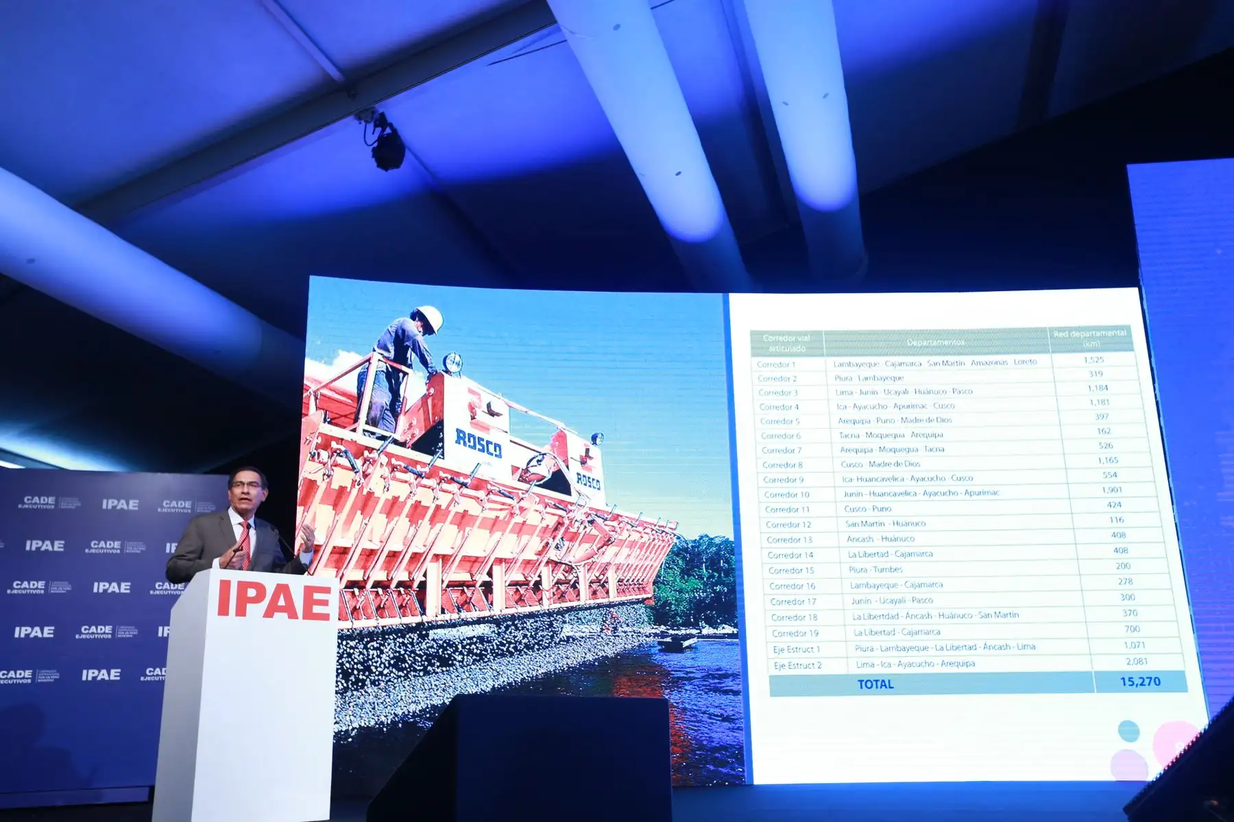 Discurso del presidente Vizcarra pronunciado en CADE Ejecutivo 2018. Foto: ANDINA/Prensa Presidencia