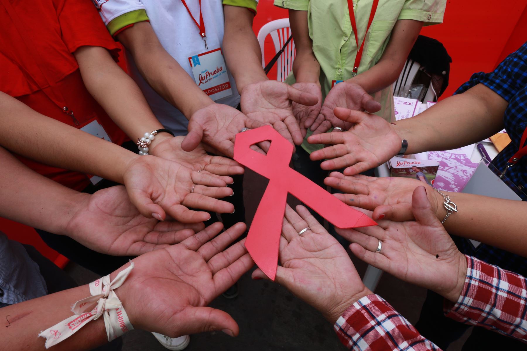Ministerio de Salud lanzó la Campaña VIH/SIDA 2018 .Foto: ANDINA/Norman Córdova