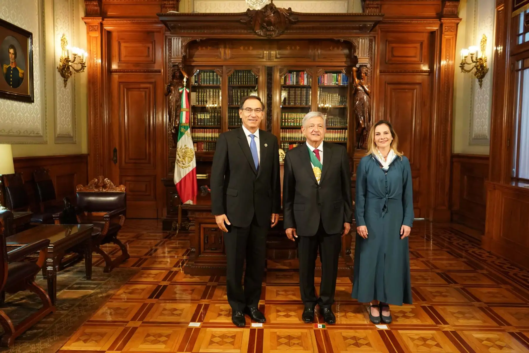 Jefe de Estado Martín Vizcarra asistiò a la toma de mando del presidente electo de México, Andrés Manuel López Obrador. Foto: ANDINA/Prensa Presidencia