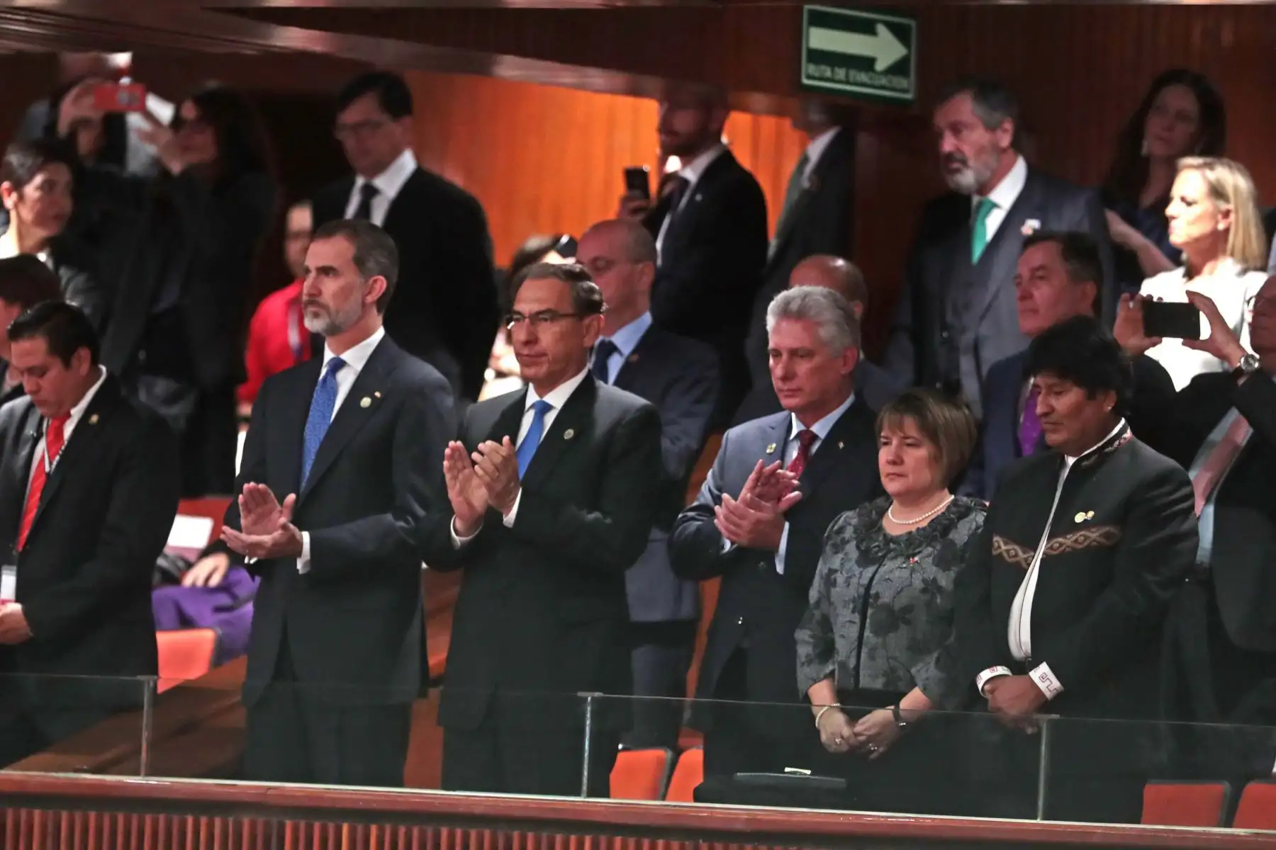 Jefe de Estado Martín Vizcarra asistiò a la toma de mando del presidente electo de México, Andrés Manuel López Obrador. Foto: ANDINA/Prensa Presidencia