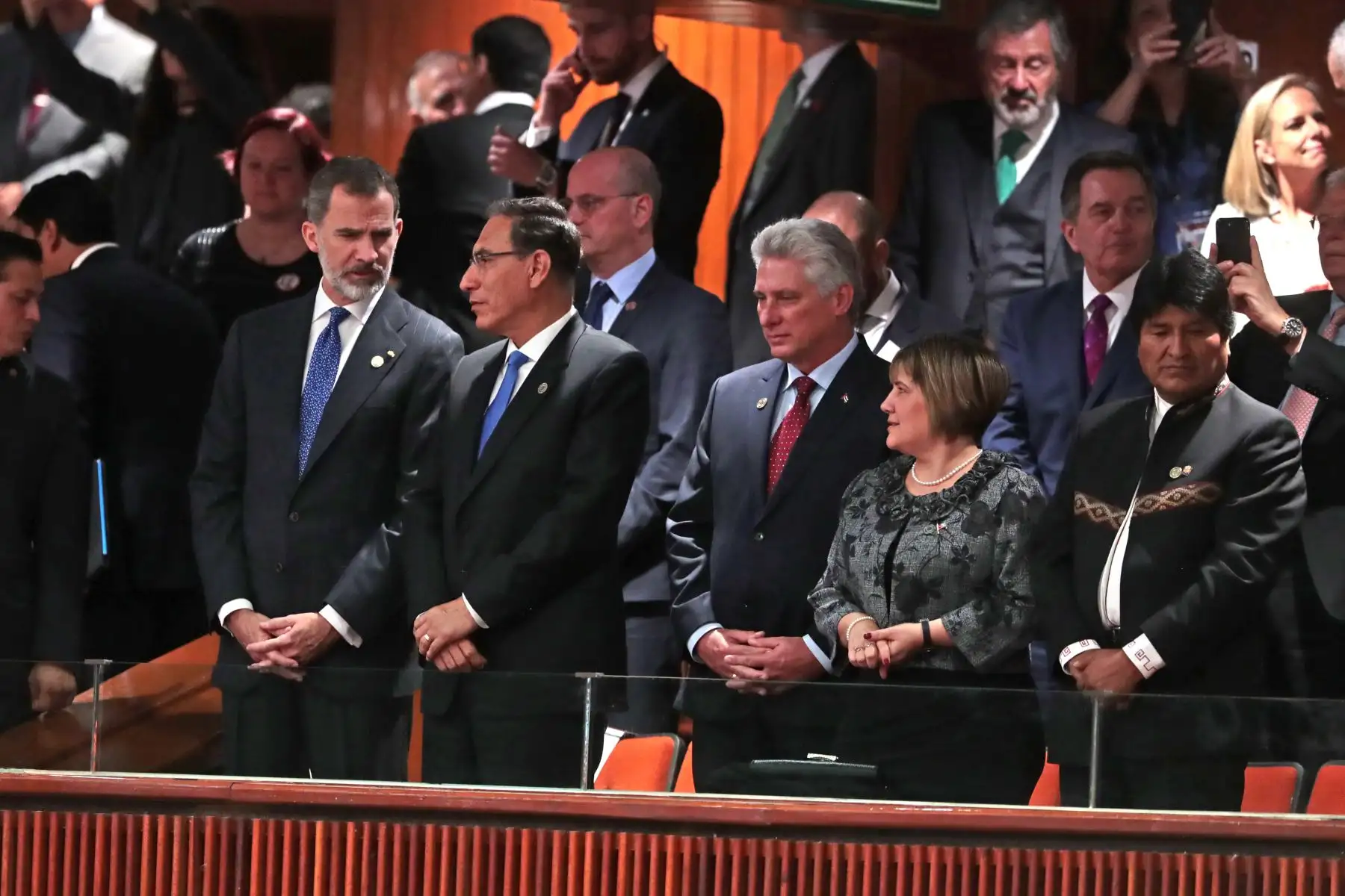 Jefe de Estado Martín Vizcarra asistiò a la toma de mando del presidente electo de México, Andrés Manuel López Obrador. Foto: ANDINA/Prensa Presidencia
