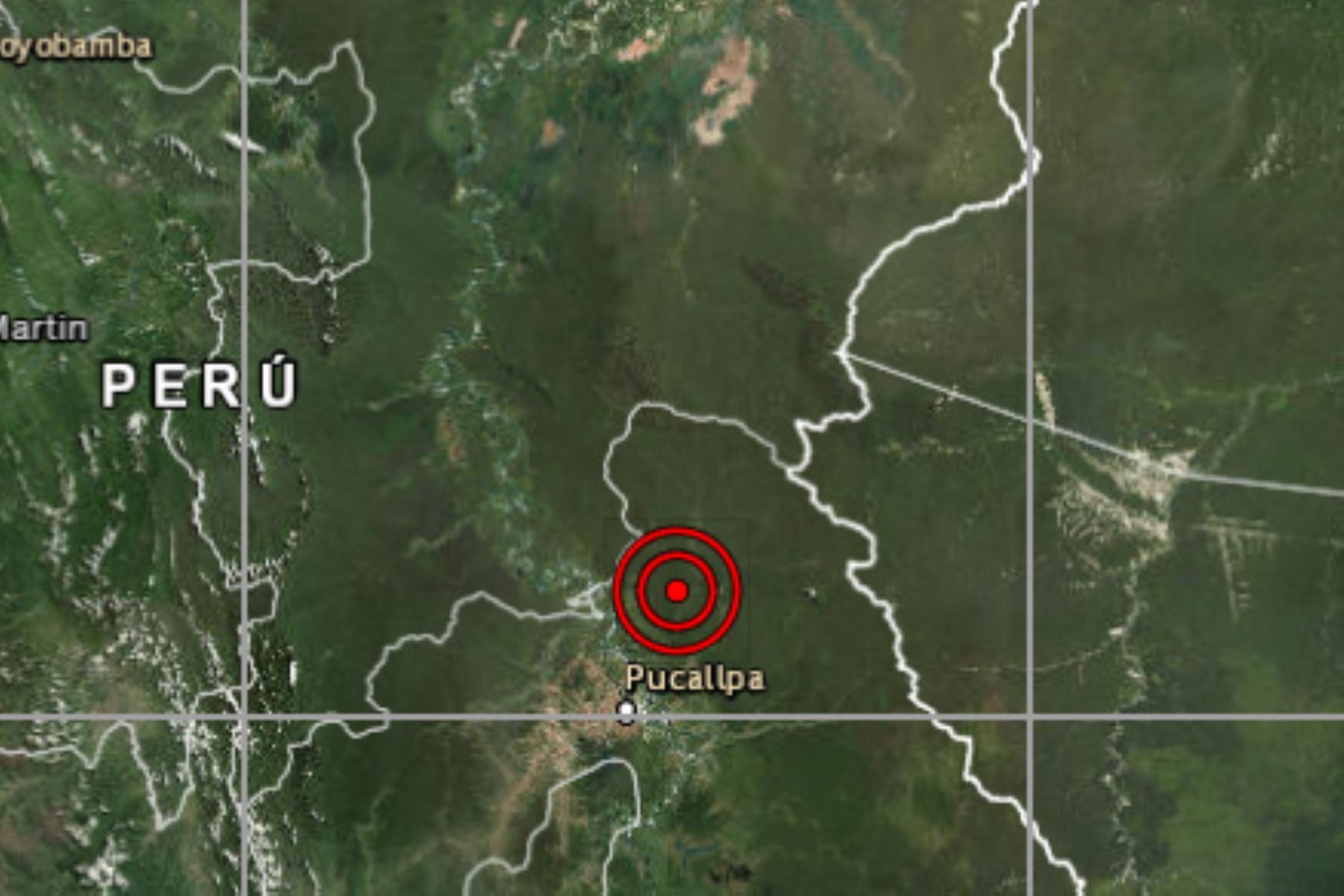 Sismo de magnitud 4 se registró esta madrugada en Pucallpa, región Ucayali, informó el IGP.