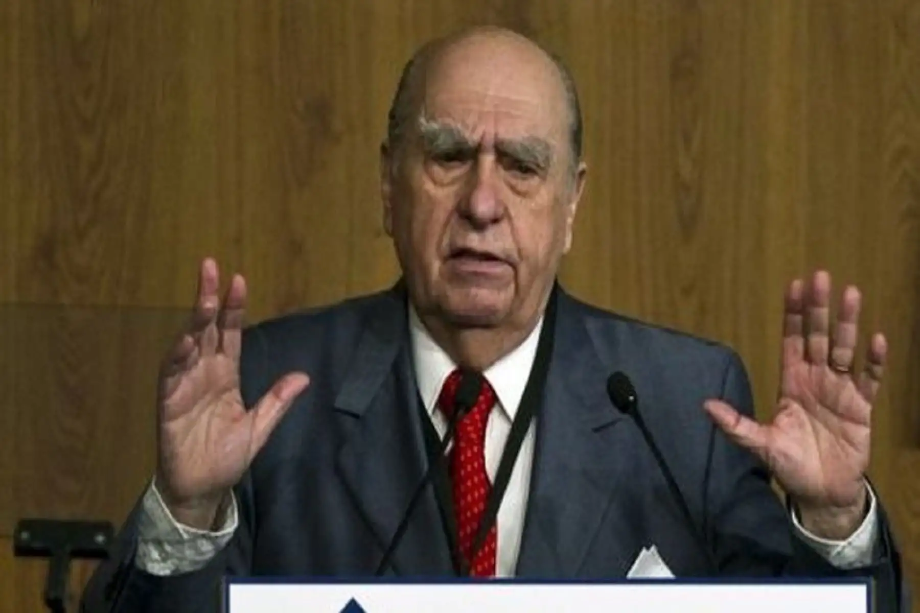 Foto: Julio María Sanguinetti Foto: AFP.