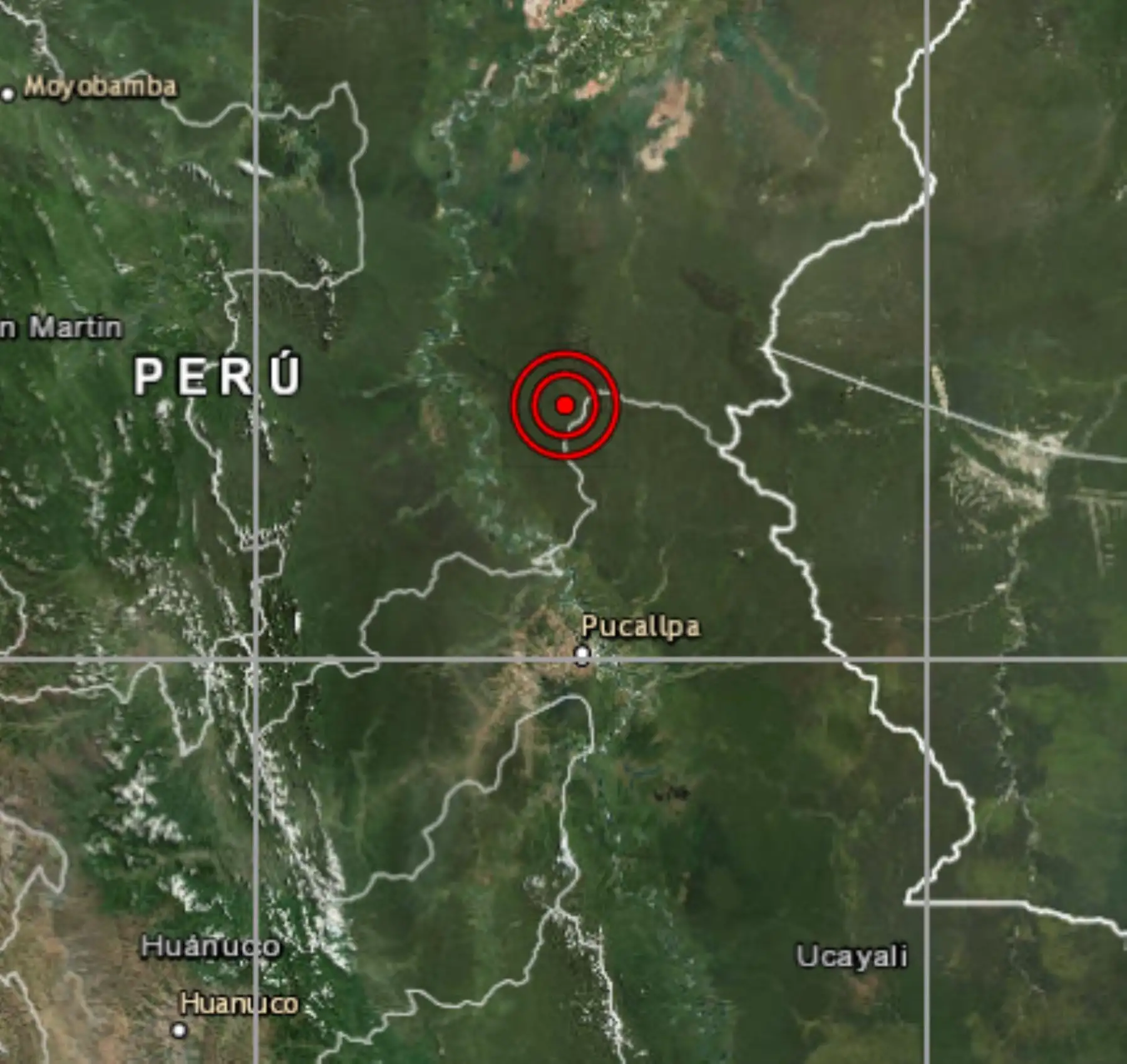 Sismo de magnitud 5.0 remeció esta tarde la ciudad de Contamana, en Loreto. Foto: ANDINA/Difusión