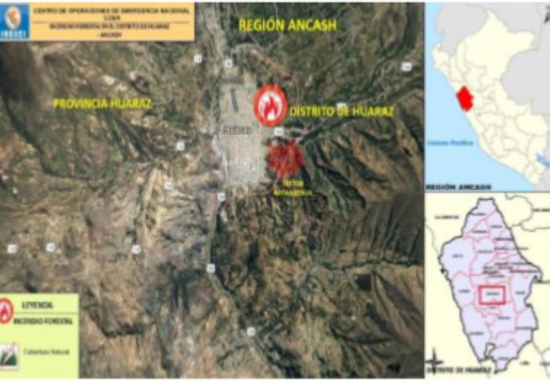 Logran extinguir incendio forestal en la localidad de Vista Alegre, región Ucayali.