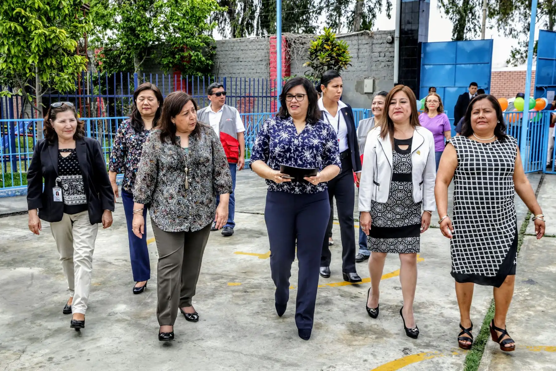 Primera Dama de la Nación, Maribel Díaz Cabello, asiste a la exhibición de destrezas de los integrantes de las Olimpiadas Especiales. Foto: ANDINA/Luis Iparraguirre