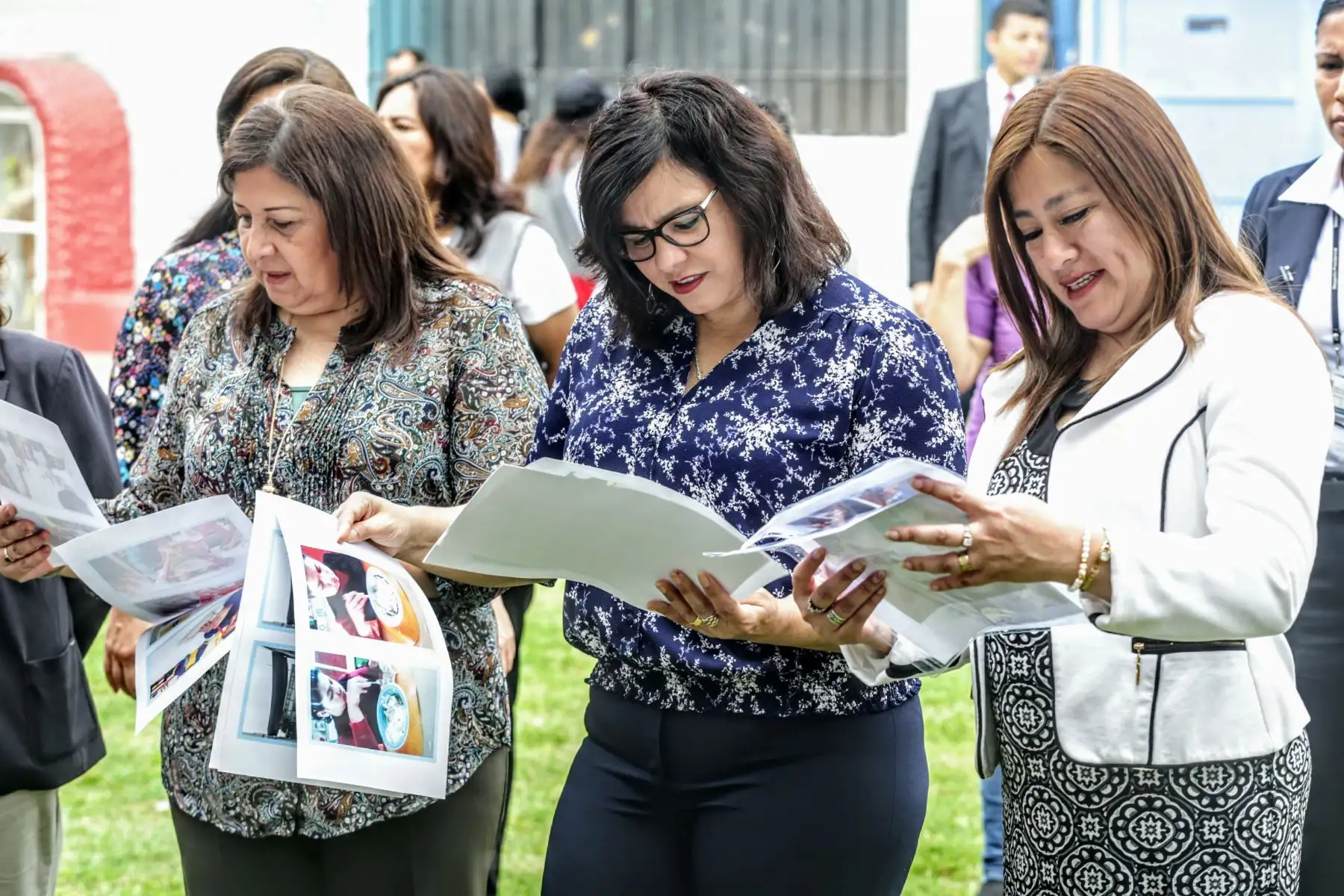 Primera Dama de la Nación, Maribel Díaz Cabello, asiste a la exhibición de destrezas de los integrantes de las Olimpiadas Especiales. Foto: ANDINA/Luis Iparraguirre