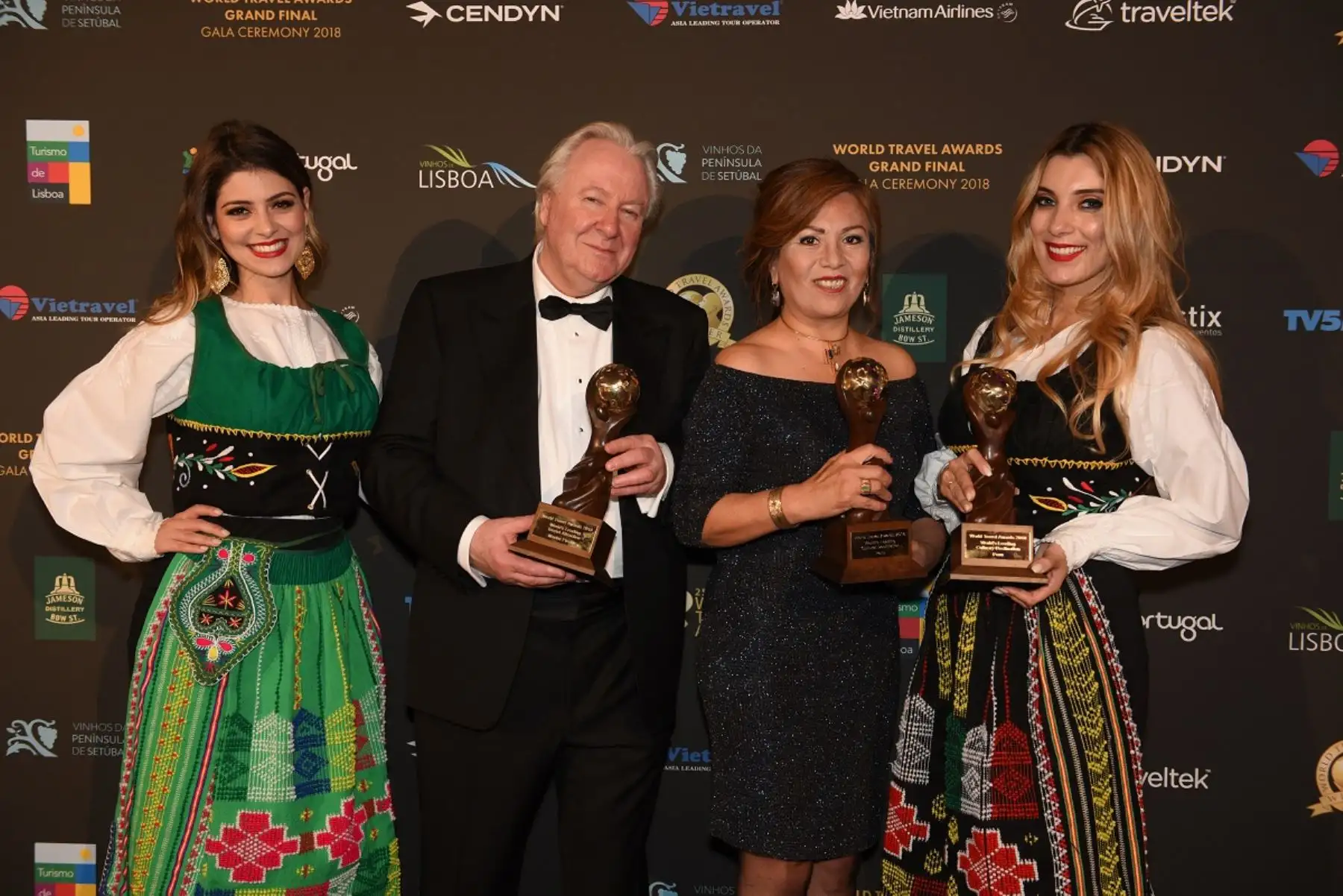 Premios del Perú en el World Travel Awards 2018 celebrado en Lisboa, Portugal. Foto: Cortesía.