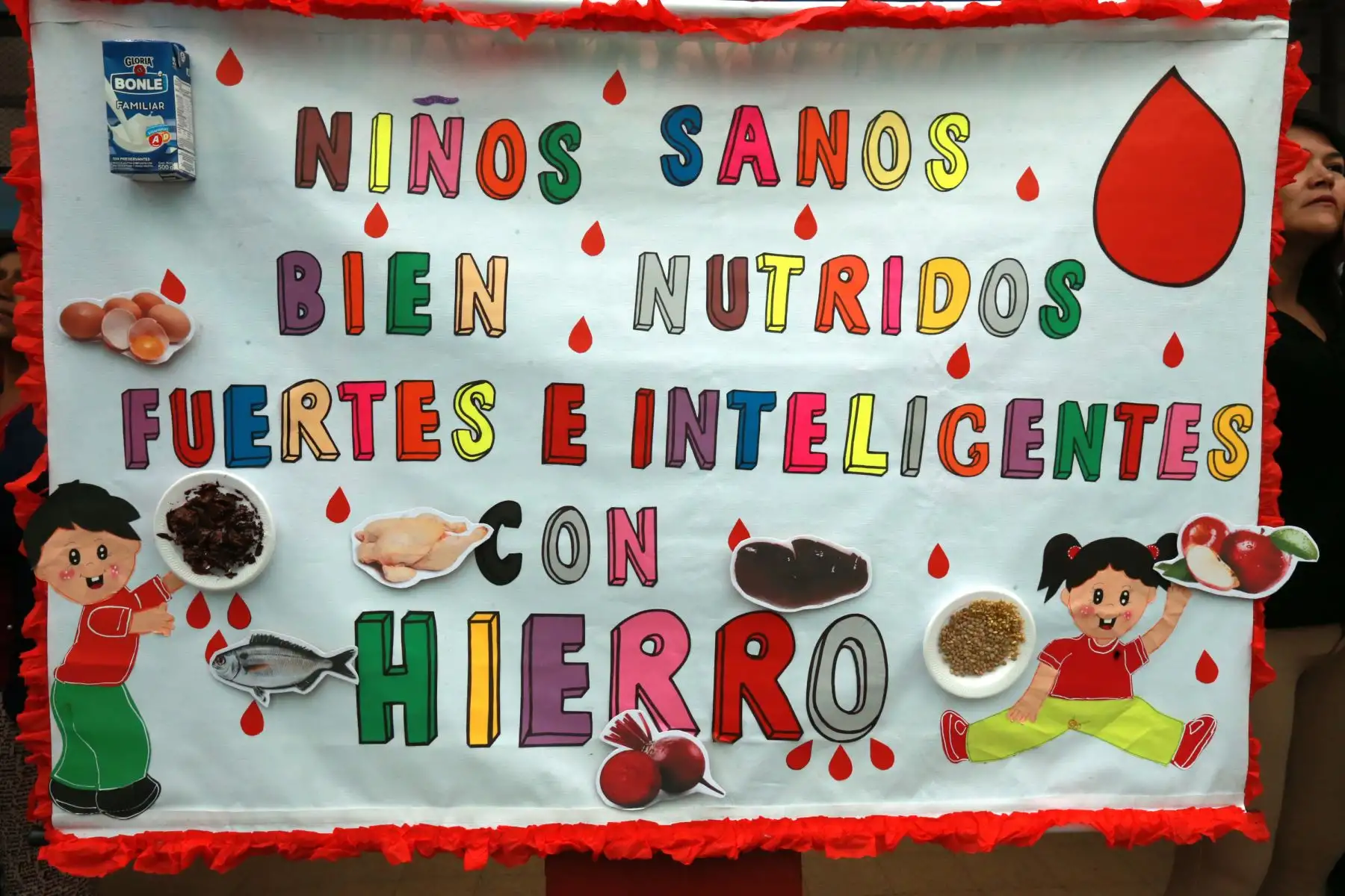 Ministros de Salud y Educación lanzarán “Semana de lucha contra la anemia en instituciones educativas públicas y privadas”. Actividad forma parte de Campaña Multisectorial “Amor de Hierro”Foto: ANDINA/Norman Córdova