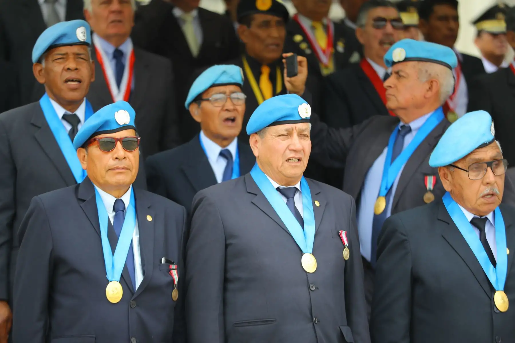 El presidente de la República, Martín Vizcarra, participa en la ceremonia central por el día del Ejército del Perú y el 194° aniversario de la batalla de Ayacucho.Foto: ANDINA/Andrés Valle/Prensa Presidencia