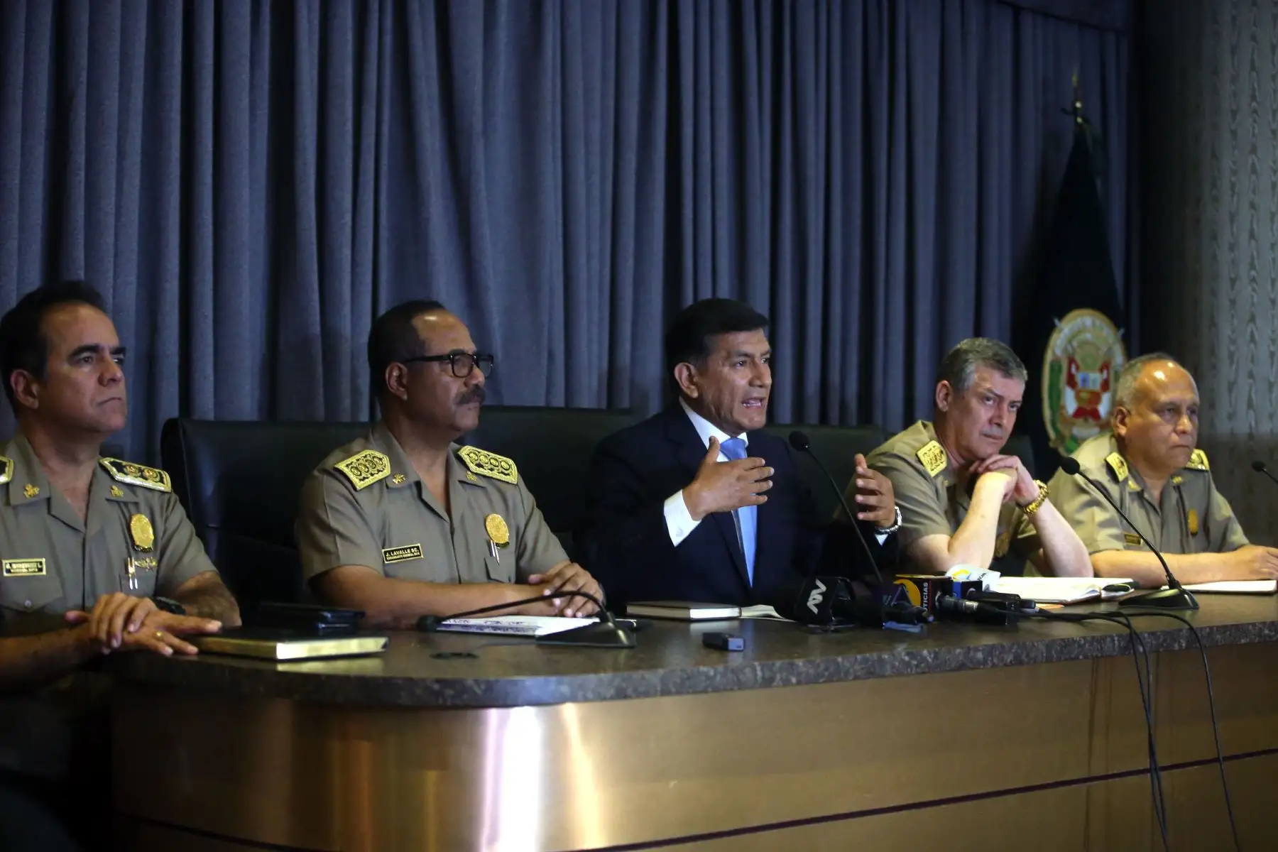 El ministro del Interior, Carlos Morán, descartó tajantemente la práctica de interceptaciones telefónicas ilegales en el gobierno del presidente Martín Vizcarra. Foto: ANDINA/Vidal Tarqui