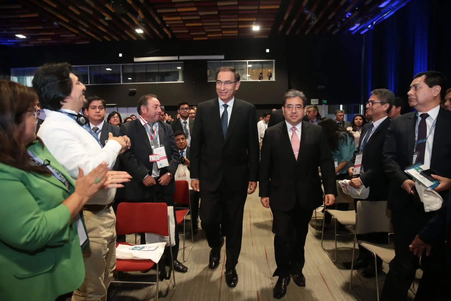Jefe del Estado, Martín Vizcarra, inauguró Conferencia Anual Internacional por la Integridad, organizado por la Contraloría de la República.Foto: ANDINA/Juan Carlos Guzman/Prensa Presidencia