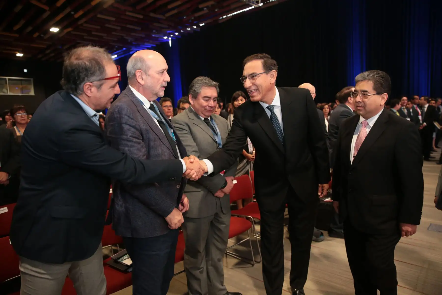 Jefe del Estado, Martín Vizcarra, inauguró Conferencia Anual Internacional por la Integridad, organizado por la Contraloría de la República.Foto: ANDINA/Juan Carlos Guzman/Prensa Presidencia