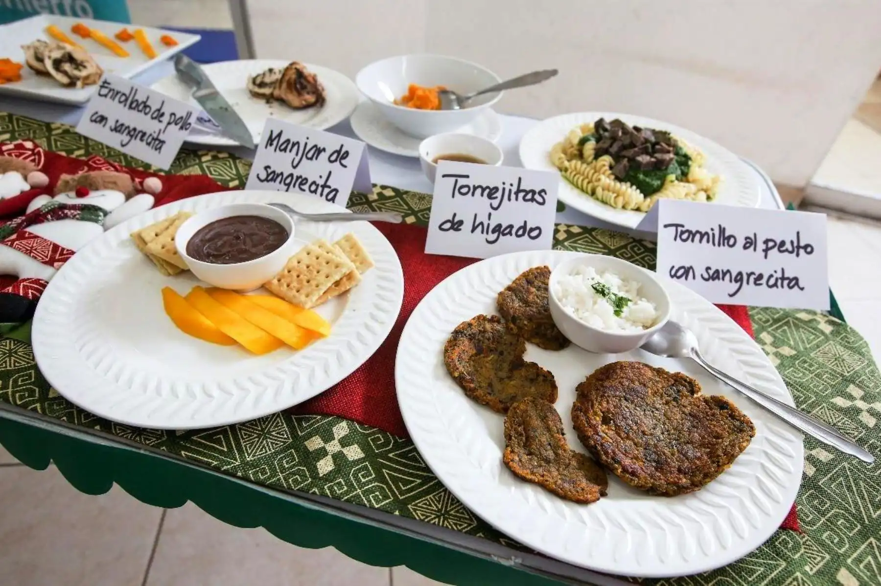 Navidad: platillos que incluyen sangrecita son una buena alternativa. Foto: ANDINA/Difusión.