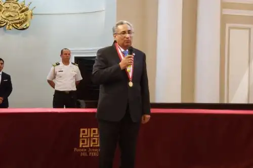 Nuevo presidente del Poder Judical, José Luis Lecaros.