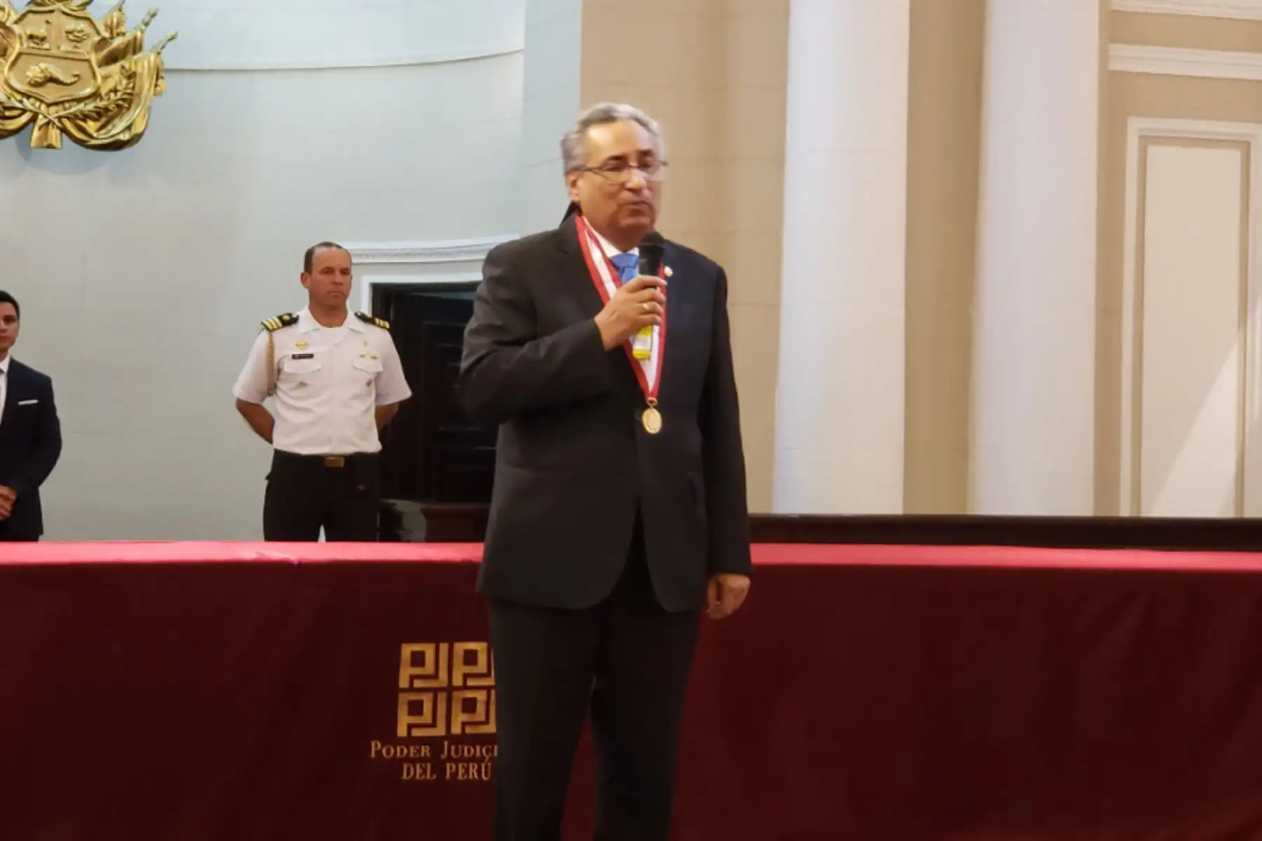 Nuevo presidente del Poder Judical, José Luis Lecaros.