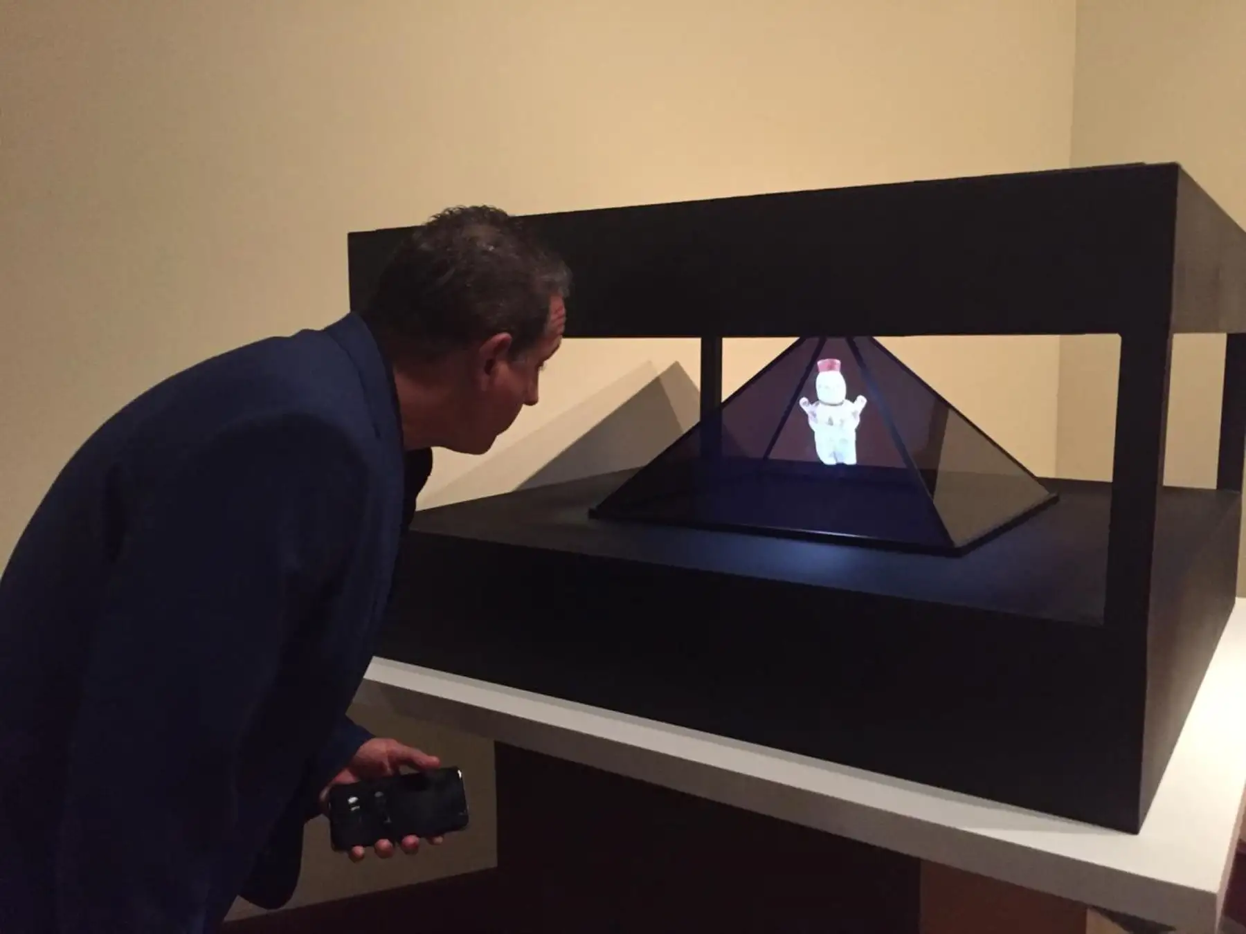 Las llamadas “Pirámides Holográficas” ya pueden apreciarse en el Museo de Arqueología, Antropología e Historia del Perú, ubicado en el distrito de Pueblo Libre. Foto: ANDINA/Ministerio de Cultura