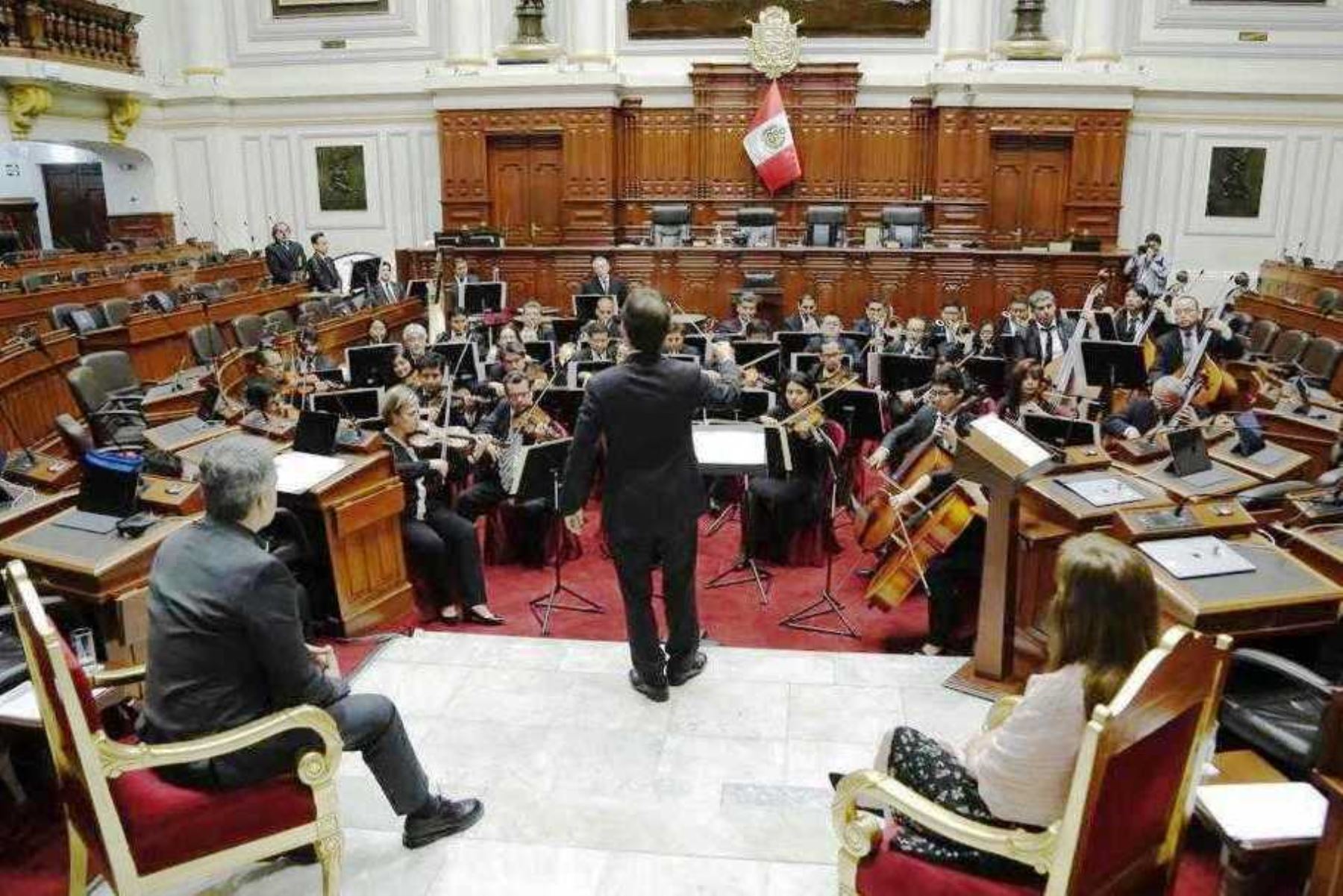 Sinfónica Nacional recibe Medalla de Honor del Congreso de la República. Foto: ANDINA/Difusión.