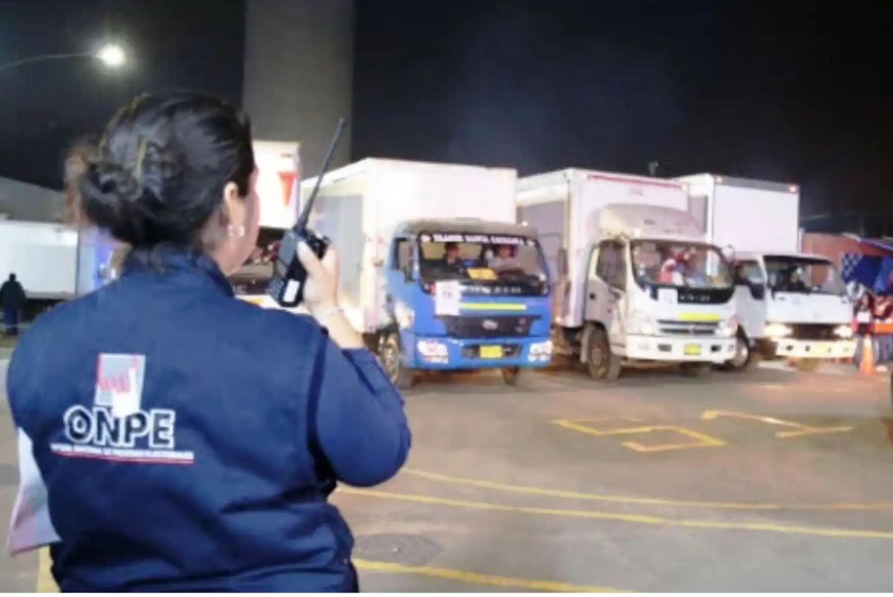 ONPE desplegó esta madrugada el material electoral para Lima y Callao