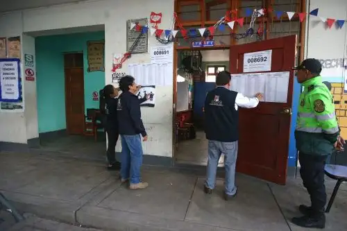 El 98.9% de las mesas de sufragio ya se instaló en Ayacucho.Foto:  ANDINA/Vidal Tarqui.